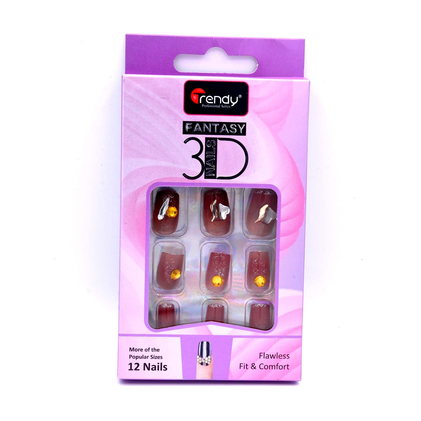 Trendy Nails 3D TD 156  Decorative 3D Nail Art Set for Stylish and Glamorous Manicures