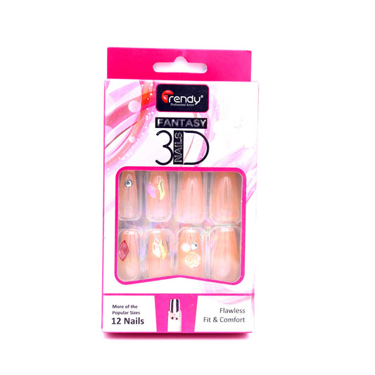 Trendy Nails 3D TD 156  Decorative 3D Nail Art Set for Stylish and Glamorous Manicures