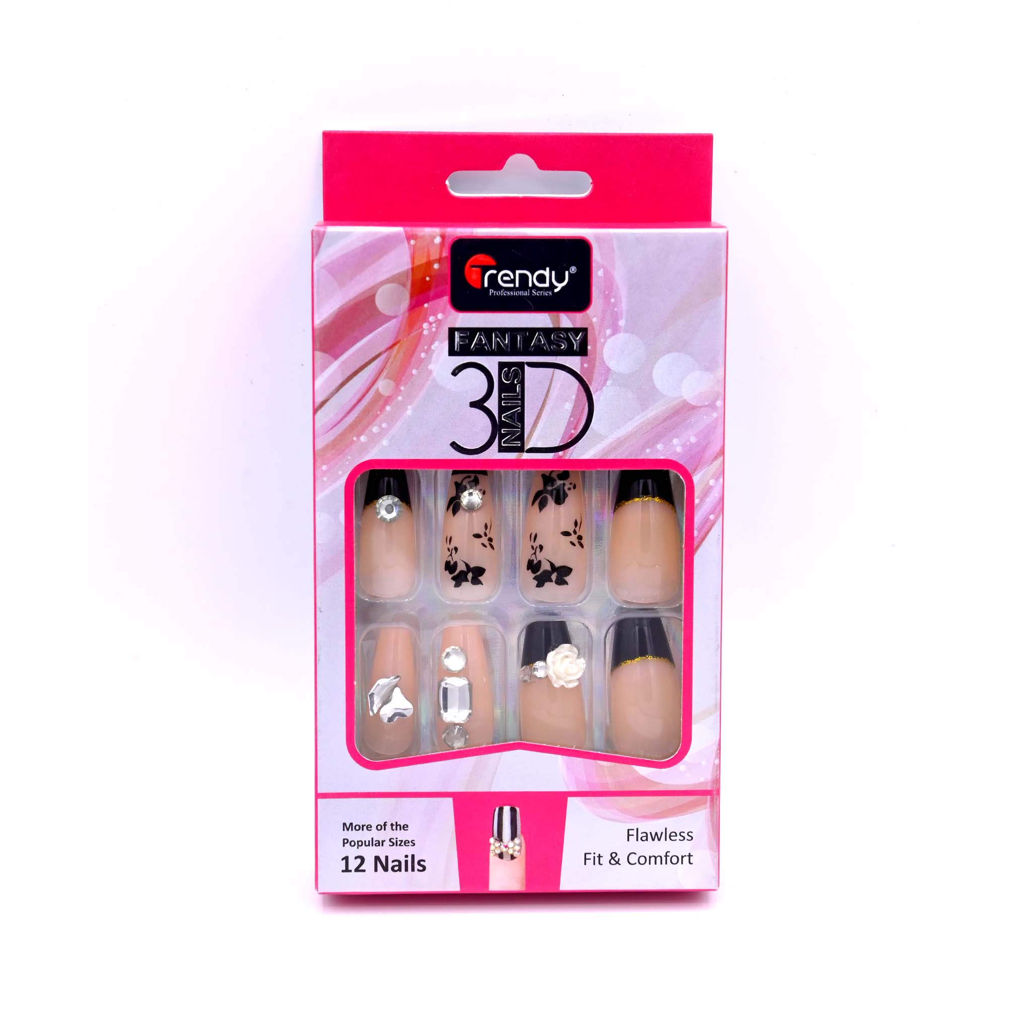 Trendy Nails 3D TD 156  Decorative 3D Nail Art Set for Stylish and Glamorous Manicures