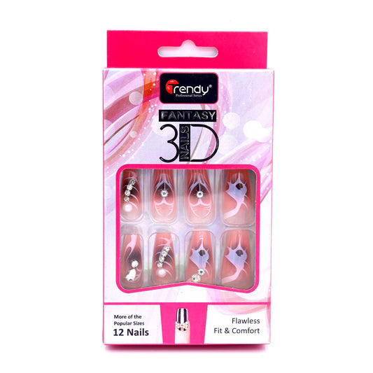 Trendy Nails 3D TD 156  Decorative 3D Nail Art Set for Stylish and Glamorous Manicures