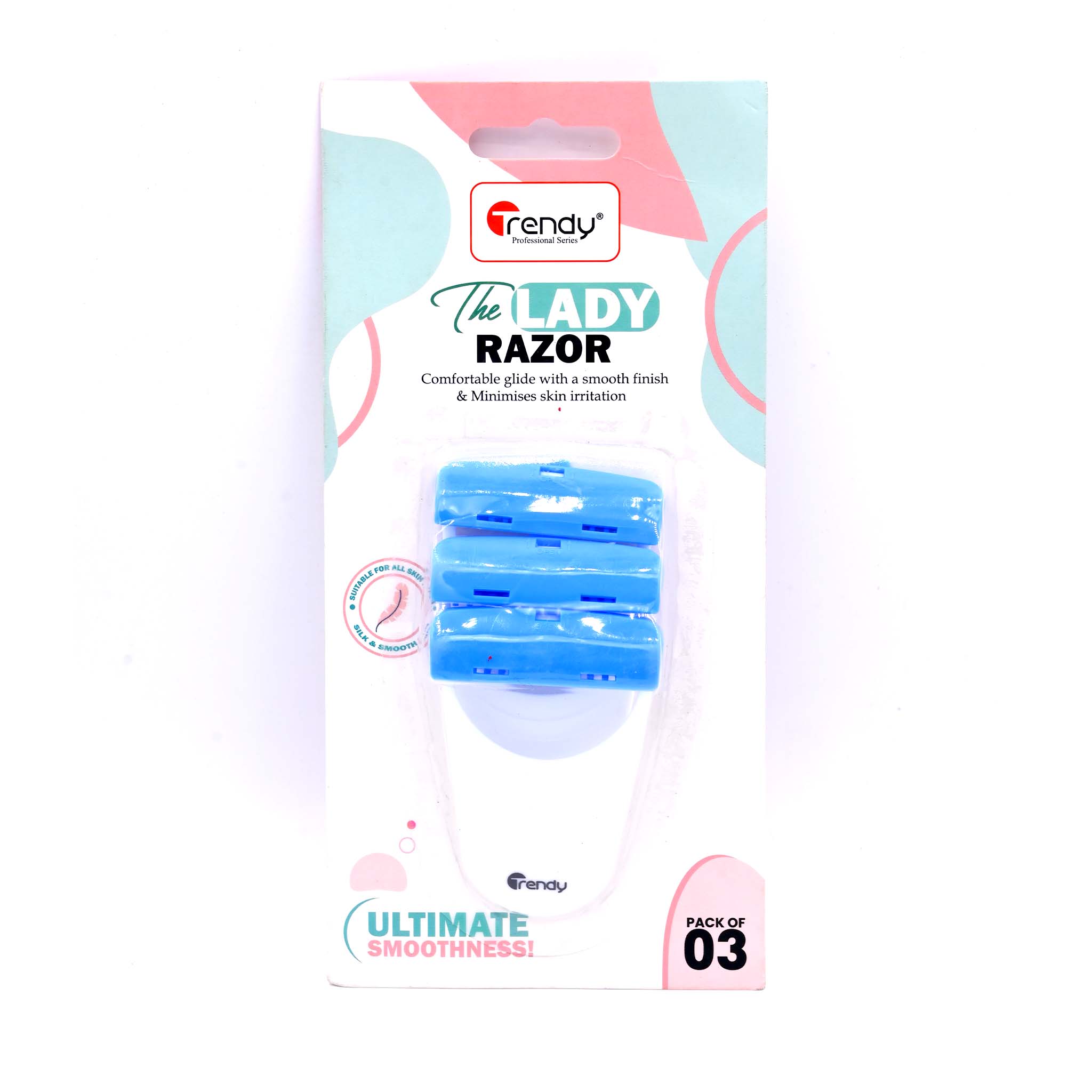 Trendy Body Razor 3 Pcs TD 397  Smooth Shaving Set