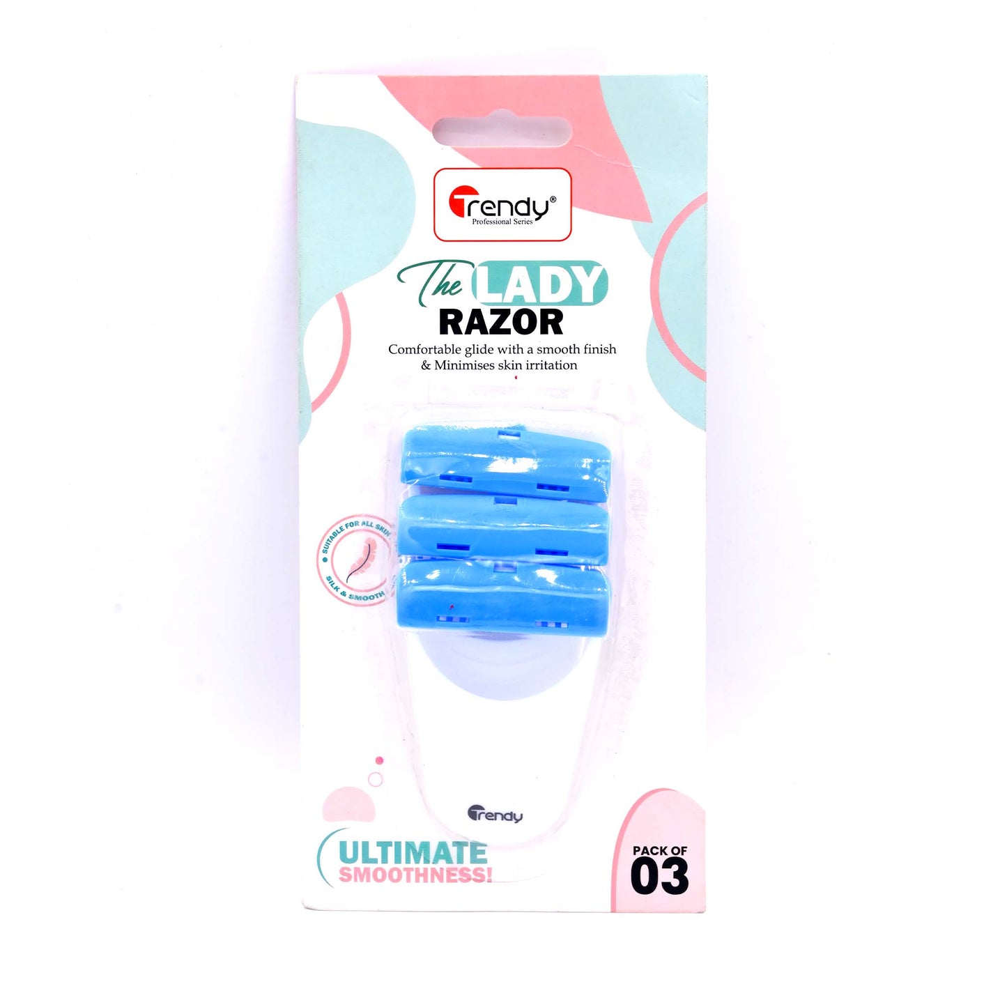 Trendy Body Razor 3 Pcs TD 397  Smooth Shaving Set