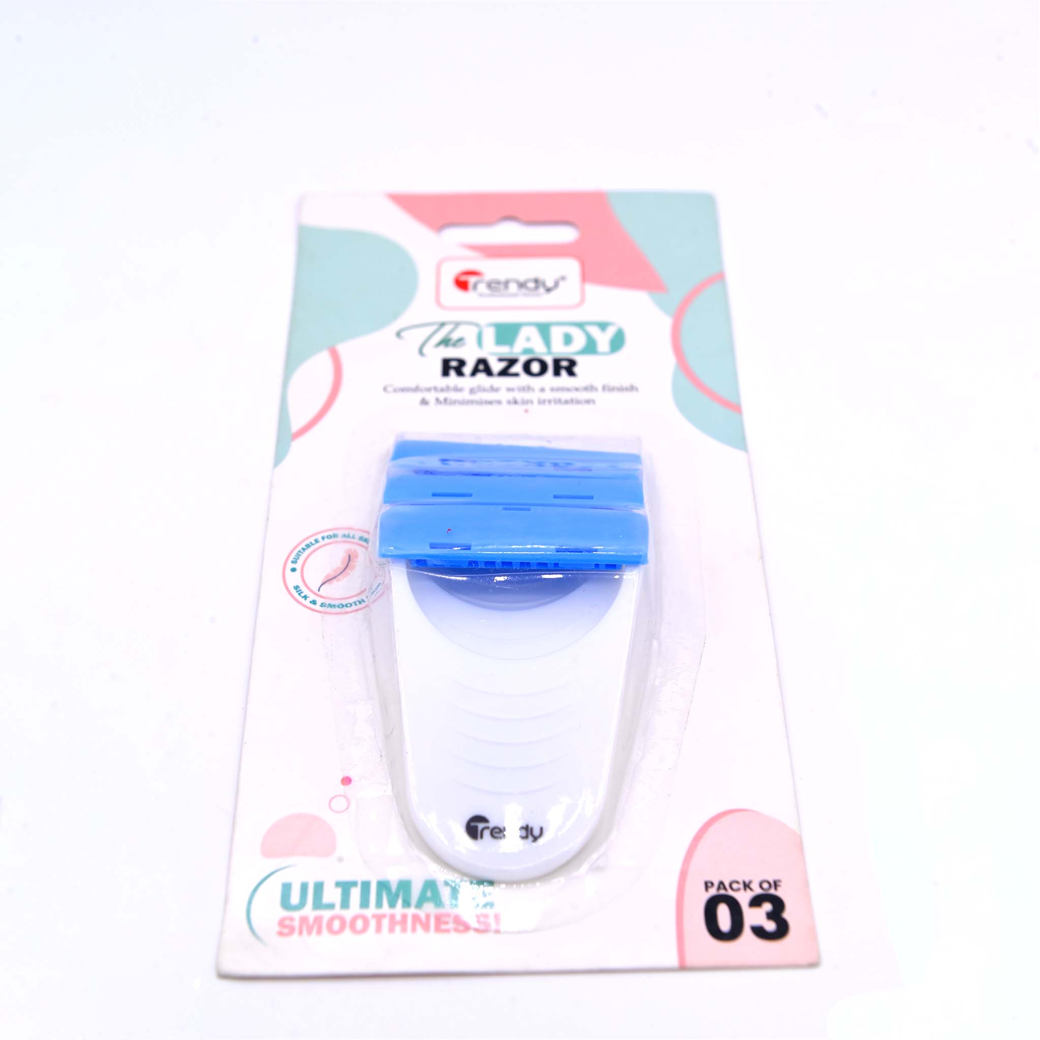 Trendy Body Razor 3 Pcs TD 397  Smooth Shaving Set