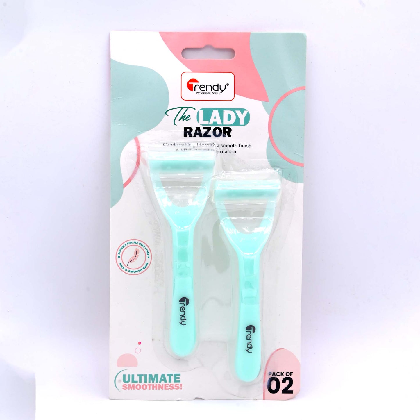 Trendy Body Razor 2 Pcs TD 398  Gentle Women’s Shaving Razors
