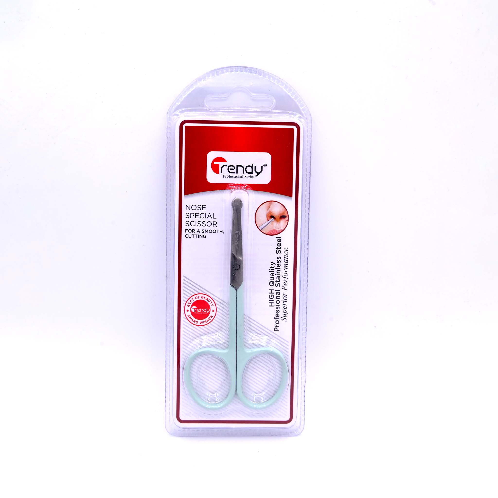 Trendy Scissor Nose Special TD 291  Safe Rounded Tip Nose Hair Trimming Scissors