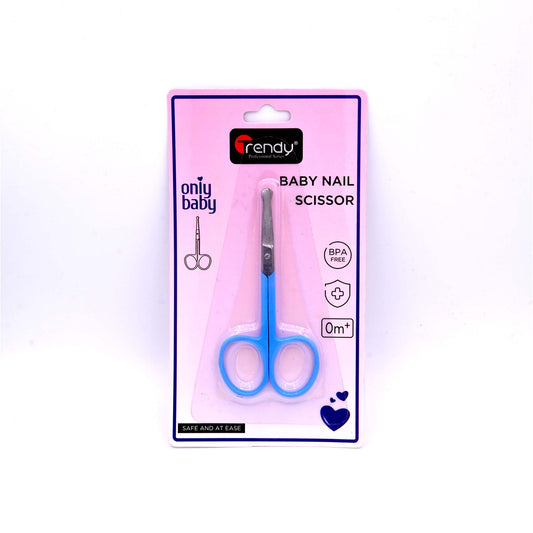 Trendy Scissor Baby TD 286  Safe Rounded Tip Baby Nail Scissors
