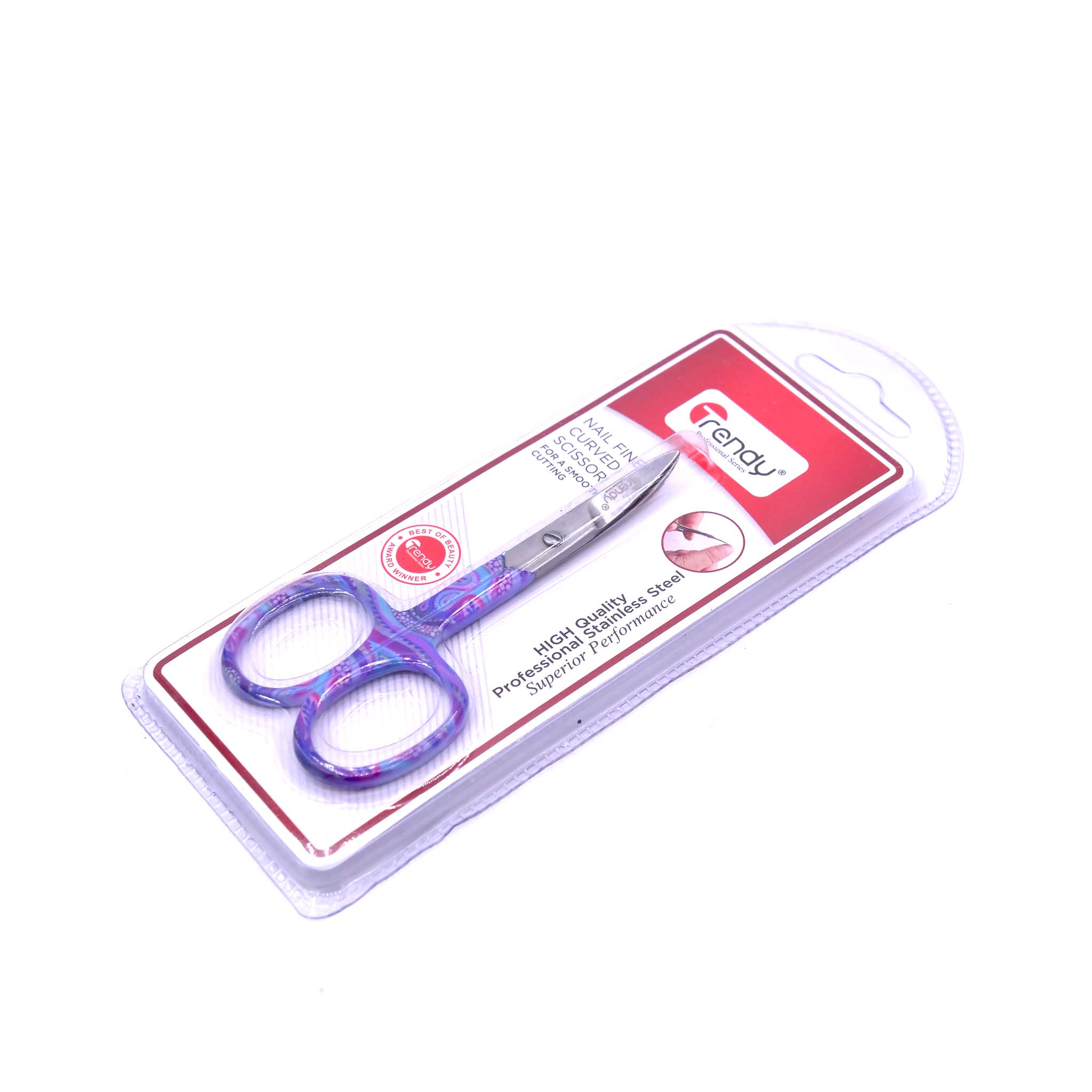 Trendy Scissor Nail Fine TD 288  Precision Stainless Steel Nail Scissors for Manicure and Pedicure