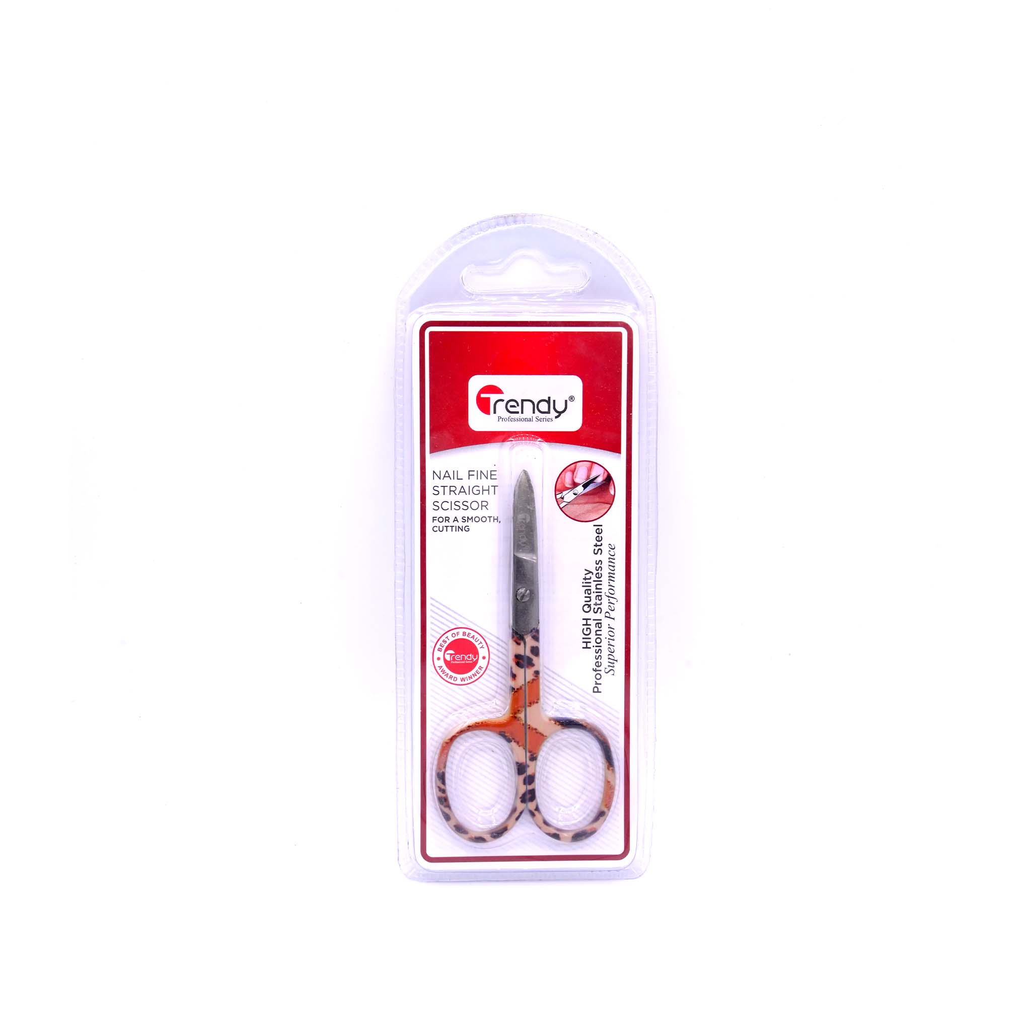 Trendy Scissor Nail Fine Straight TD 319  Professional Stainless Steel Nail Scissors for Precision Trimming