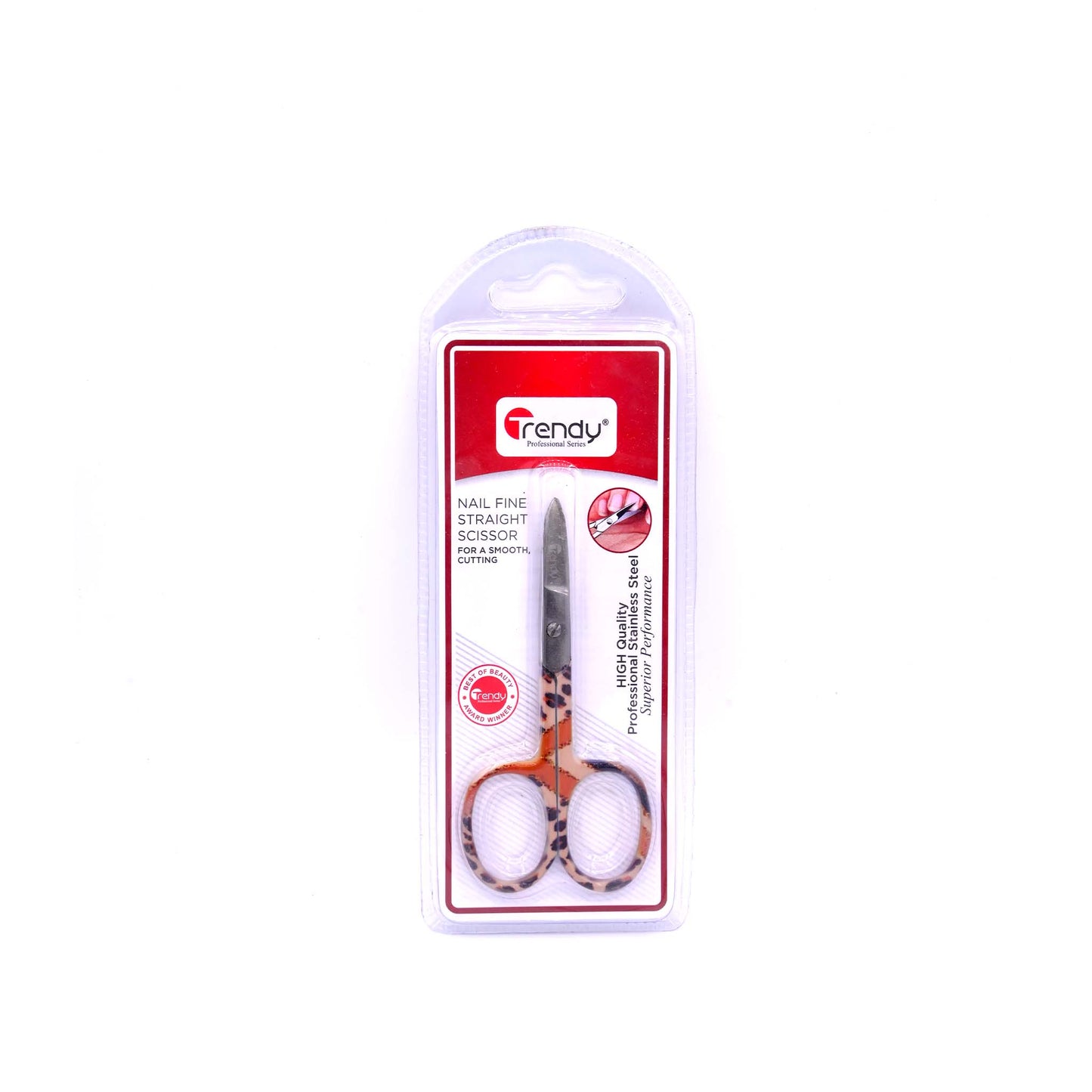 Trendy Scissor Nail Fine Straight TD 319  Professional Stainless Steel Nail Scissors for Precision Trimming