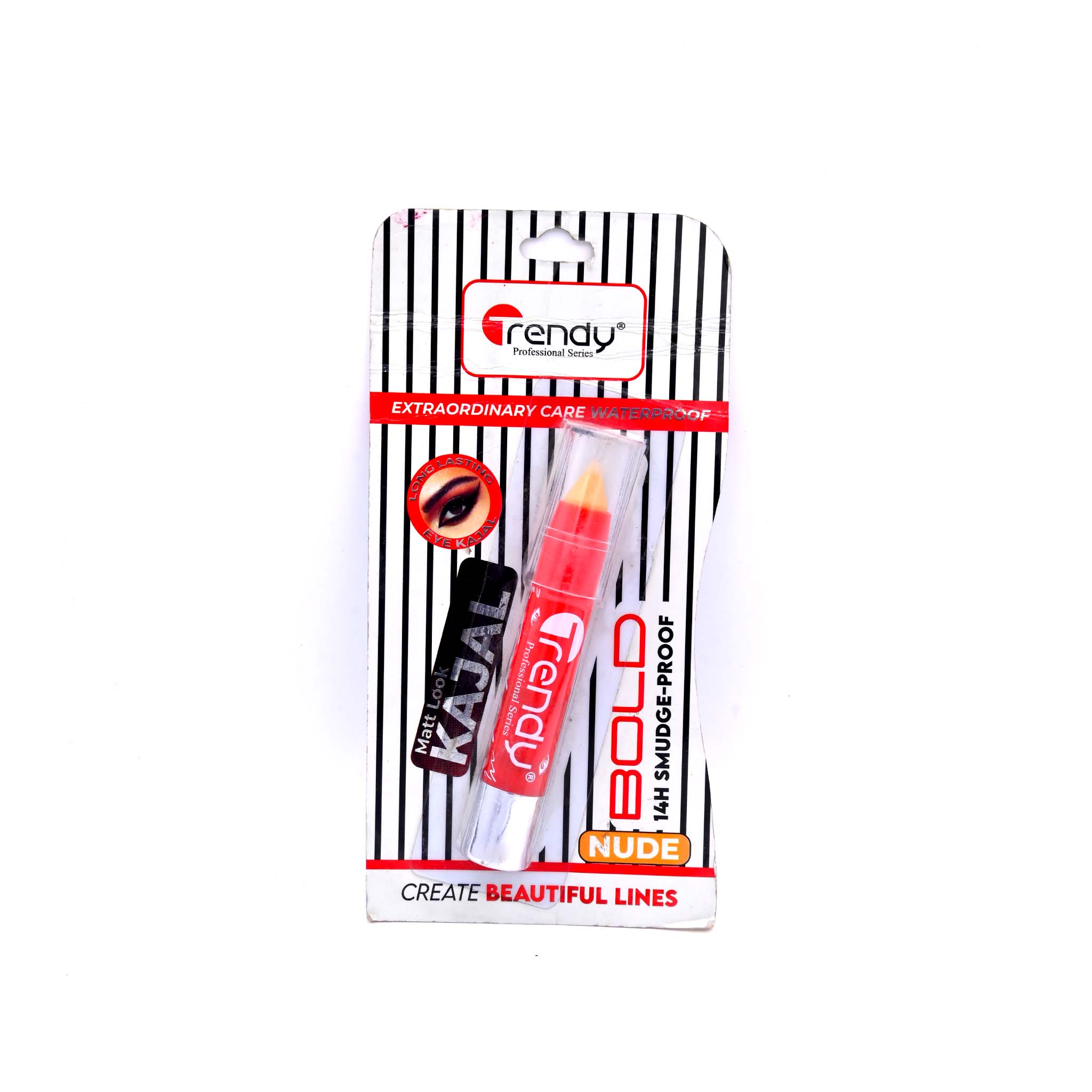 Trendy Matt Kajal Nude TD 341  Long Lasting Waterproof Nude Eye Pencil for Smooth Application