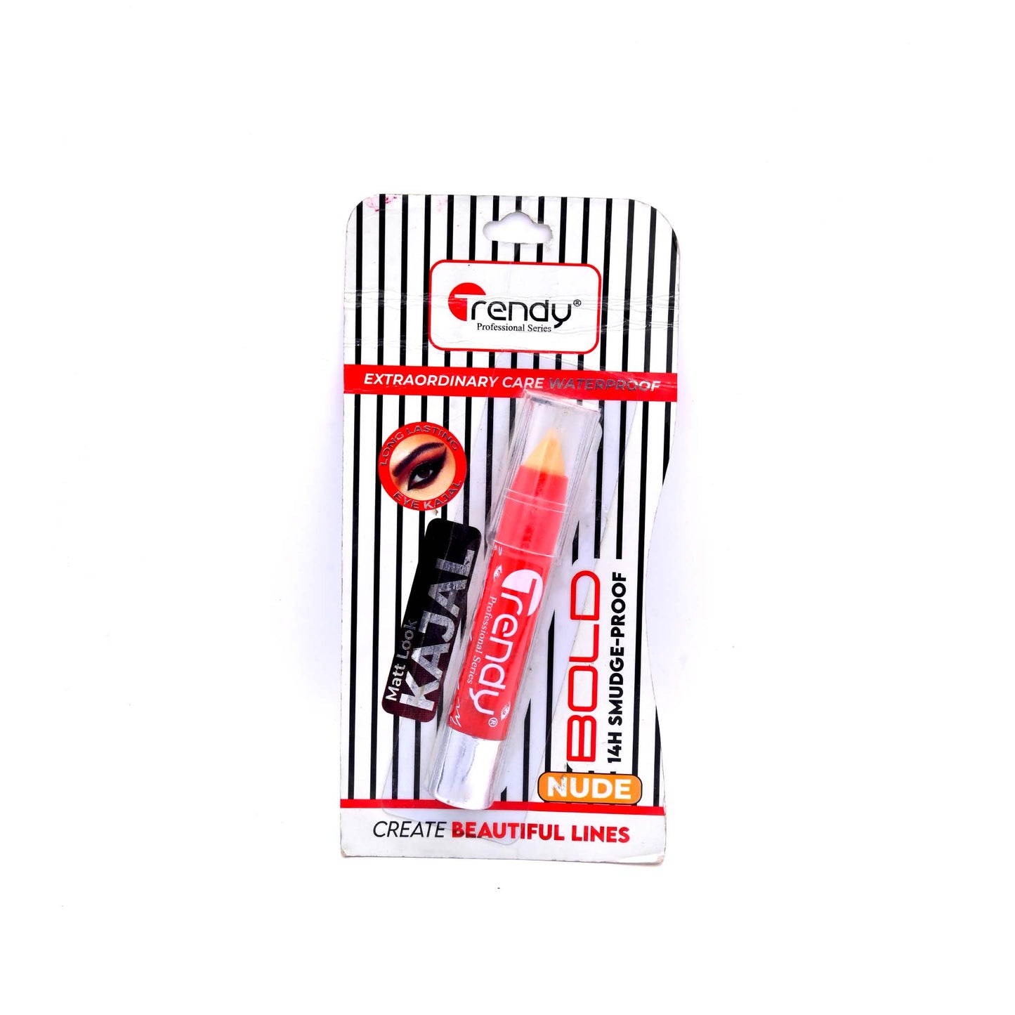 Trendy Matt Kajal Nude TD 341  Long Lasting Waterproof Nude Eye Pencil for Smooth Application