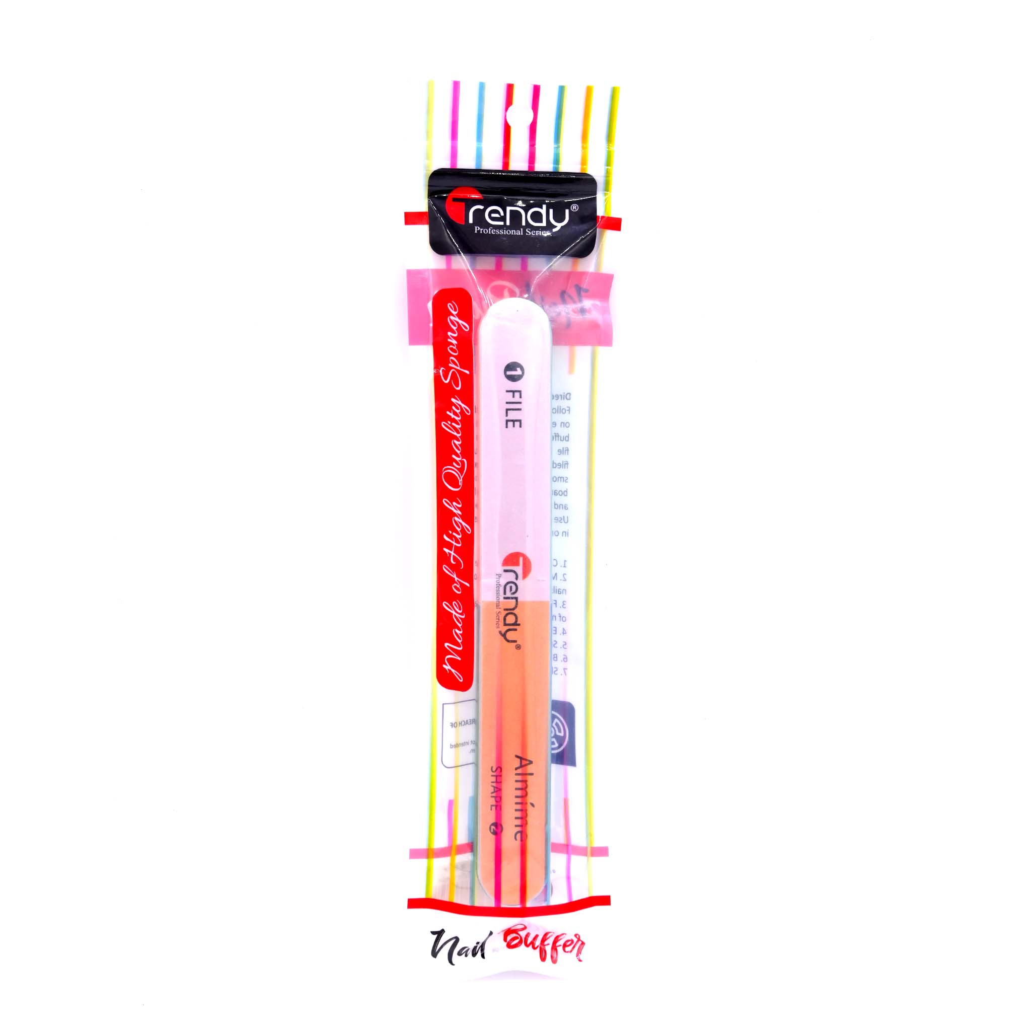 Trendy Nail Buffer Cylinder 7in1 TD 259  Multi Step Nail Shiner Polisher