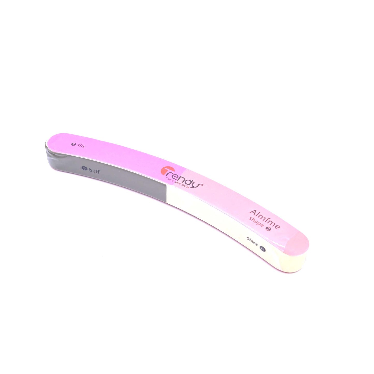 Trendy Nail Buffer Crescent 7in1 TD 258  Multi Surface Nail File and Polisher