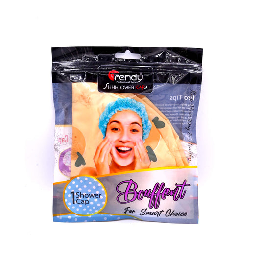Trendy Shower Cap TD 187  Waterproof Reusable Hair Protection Cap