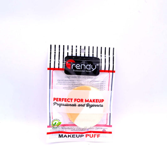 Trendy Makeup Puff Round 2 Shade TD 240  Dual Tone Soft Makeup Sponge