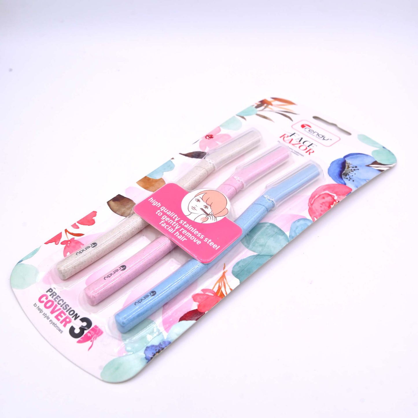 Trendy Face Razor 3 Pcs TD 403  Hair Remover for Women and Men