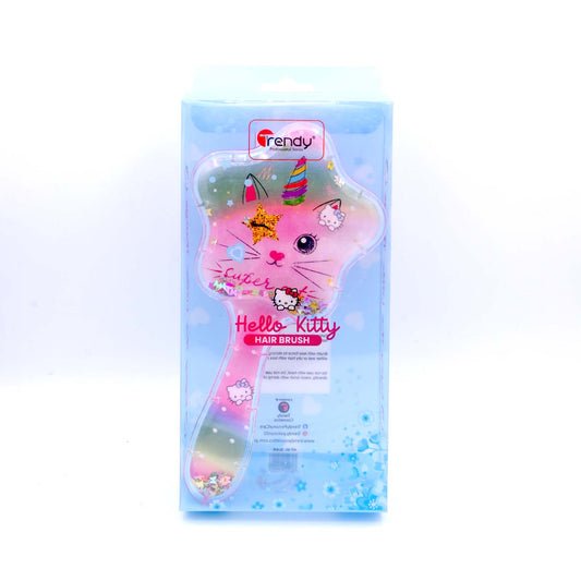 Trendy Kitty Hair Brush TD 414  Cute Detangling Hair Brush with Soft Bristles