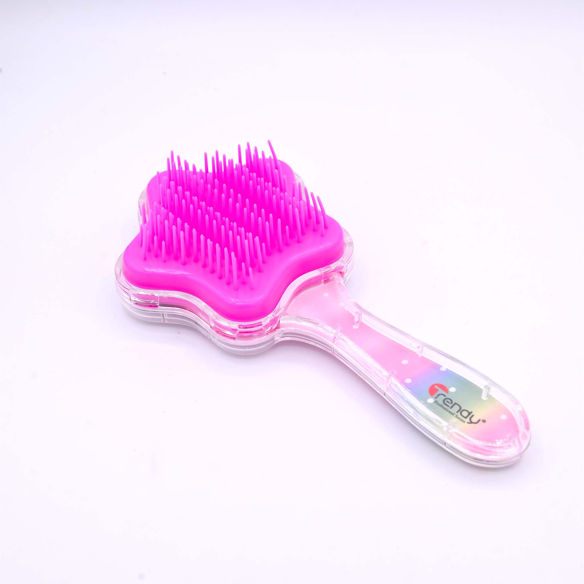 Trendy Kitty Hair Brush TD 414  Cute Detangling Hair Brush with Soft Bristles