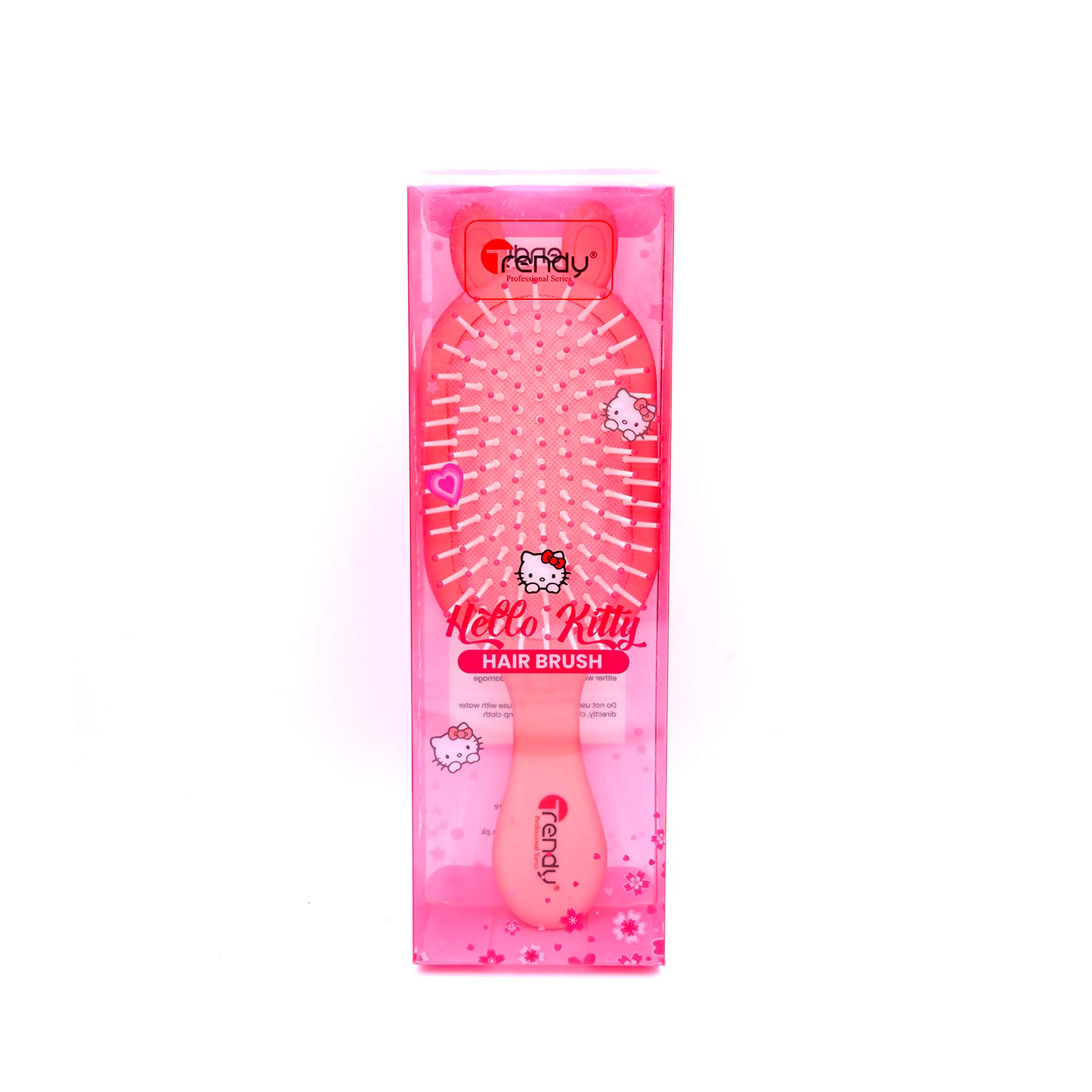 Trendy Kitty Hair Brush TD 412  Cute Detangling Comb for Smooth Shiny Hair