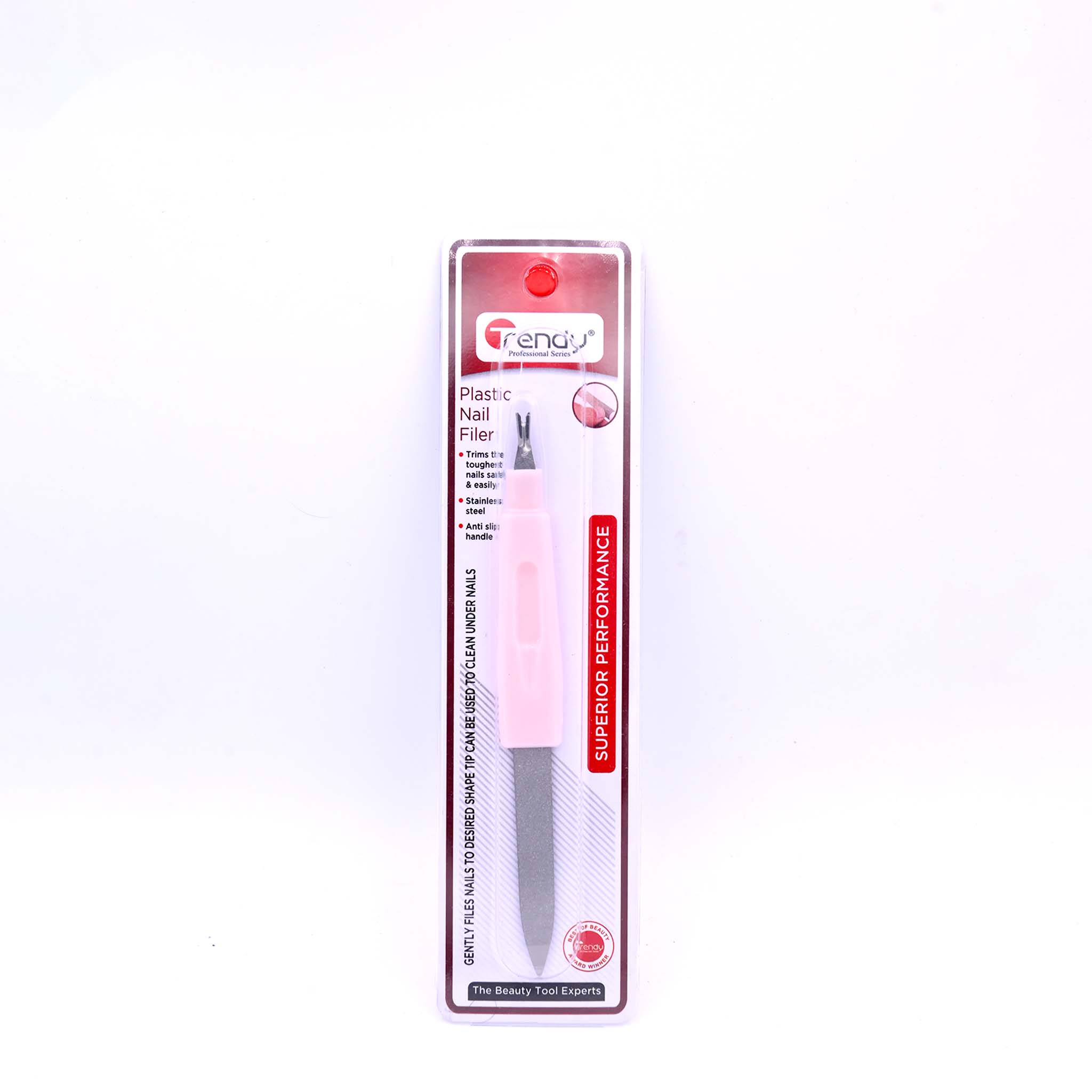 Trendy Nail Filer Rectangle TD 195  Professional Straight Nail File