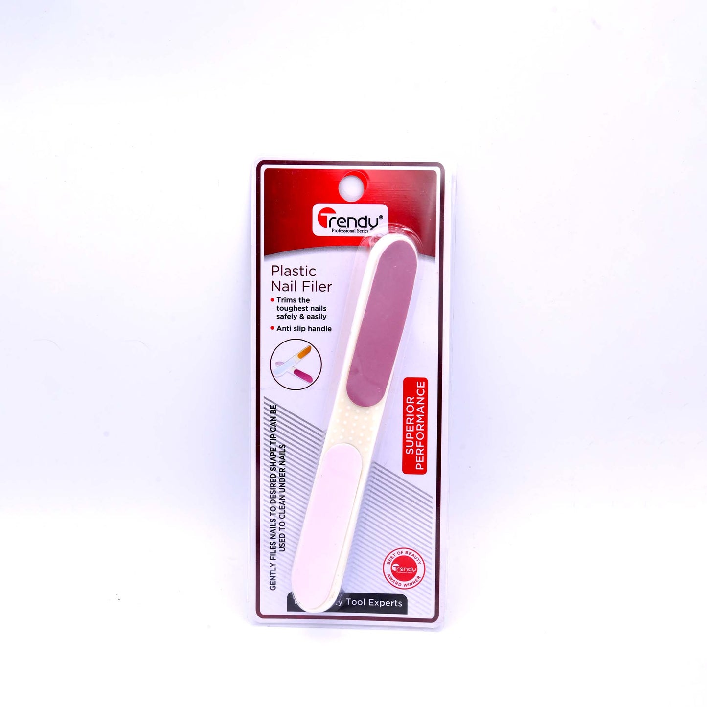 Trendy Nail Filer Crescent TD 196  Double Sided Nail File for Smooth Shaping