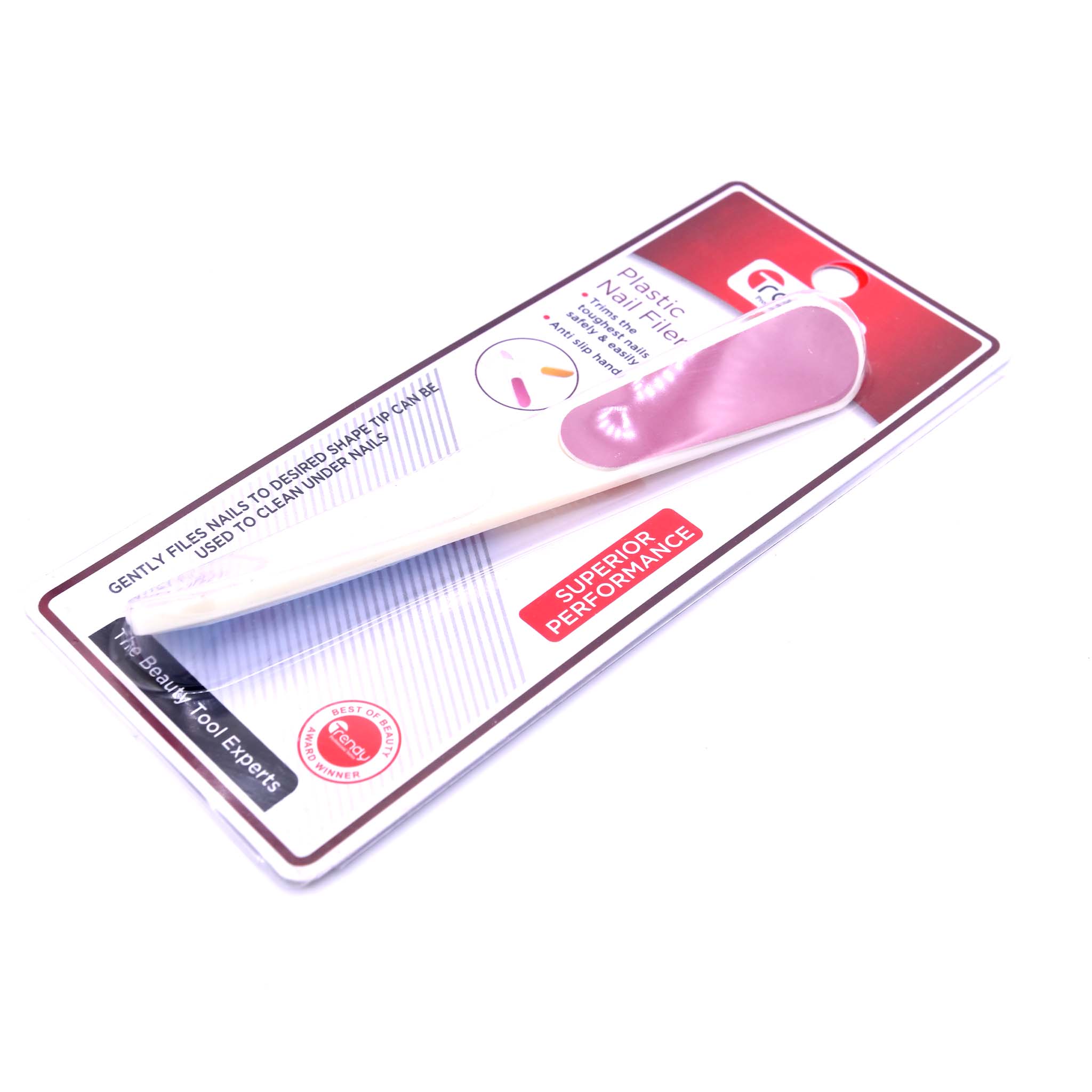 Trendy Nail Filer Crescent TD 196  Double Sided Nail File for Smooth Shaping