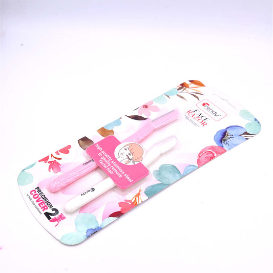 Trendy Face Razor 2 Pcs TD-405 – Gentle Facial Hair Remover for Women with Precision Blades