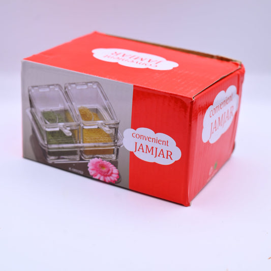 Acrylic Seasoning Pot 2P F0471