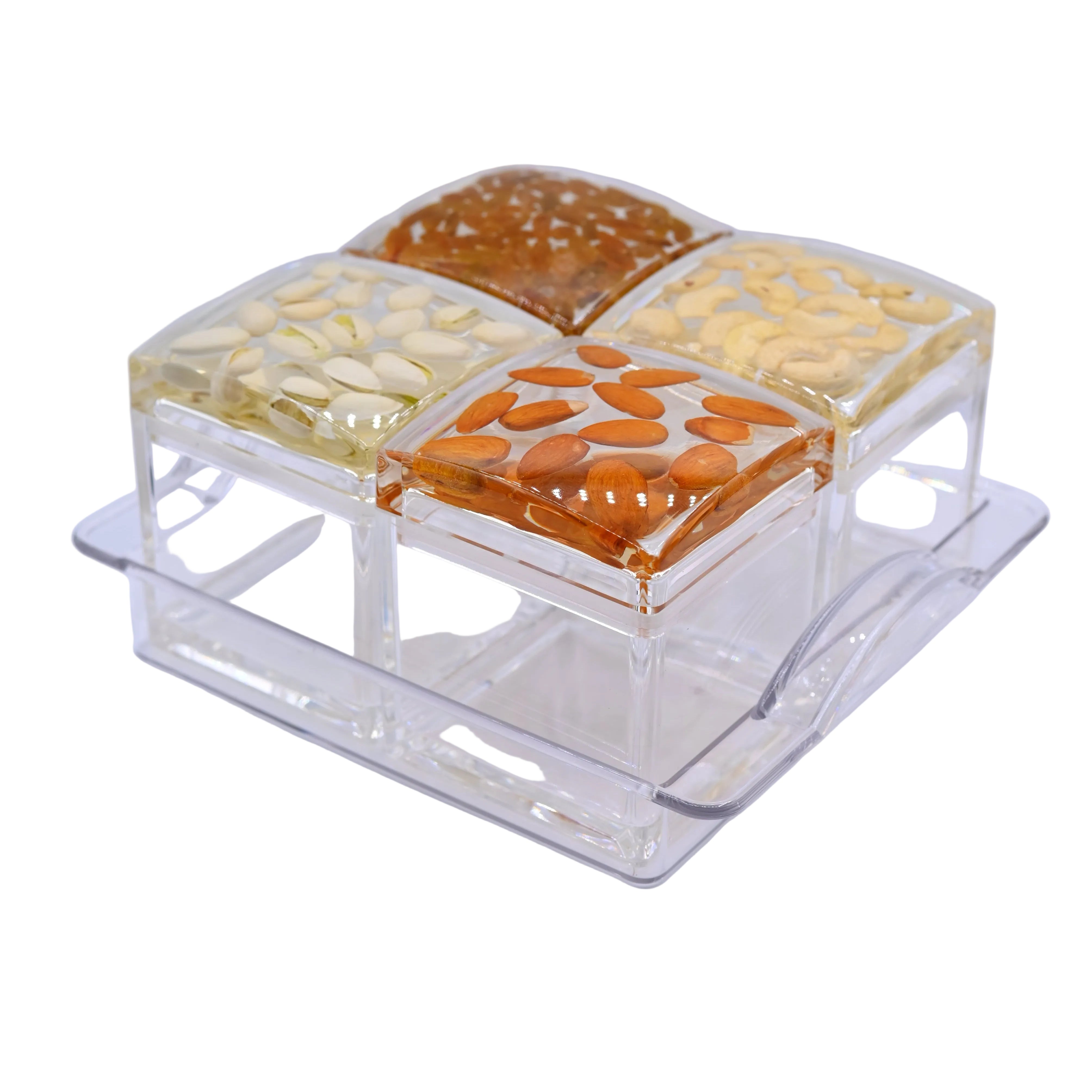 Shengya Acrylic Air Tight Canister 4Psc F3965