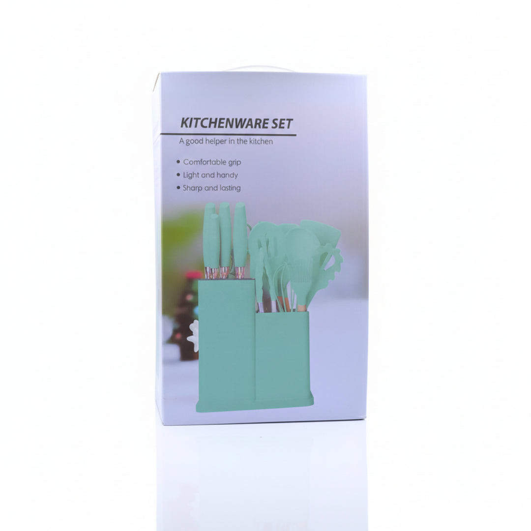 Silicone Utensils W/Knives 1950-19P