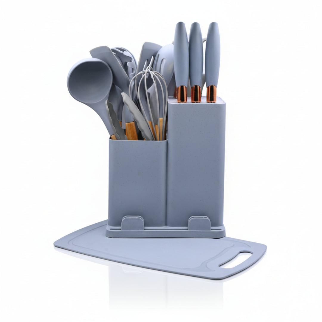 Silicone Utensils W/Knives 1950-19P