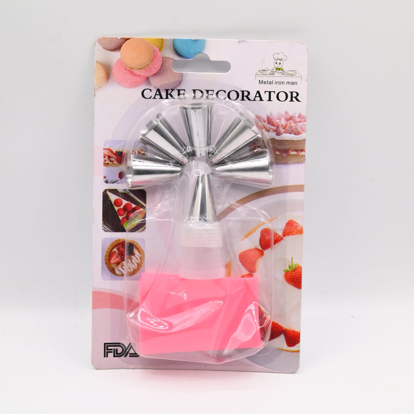 Cake Decorator Icing Gun 8P