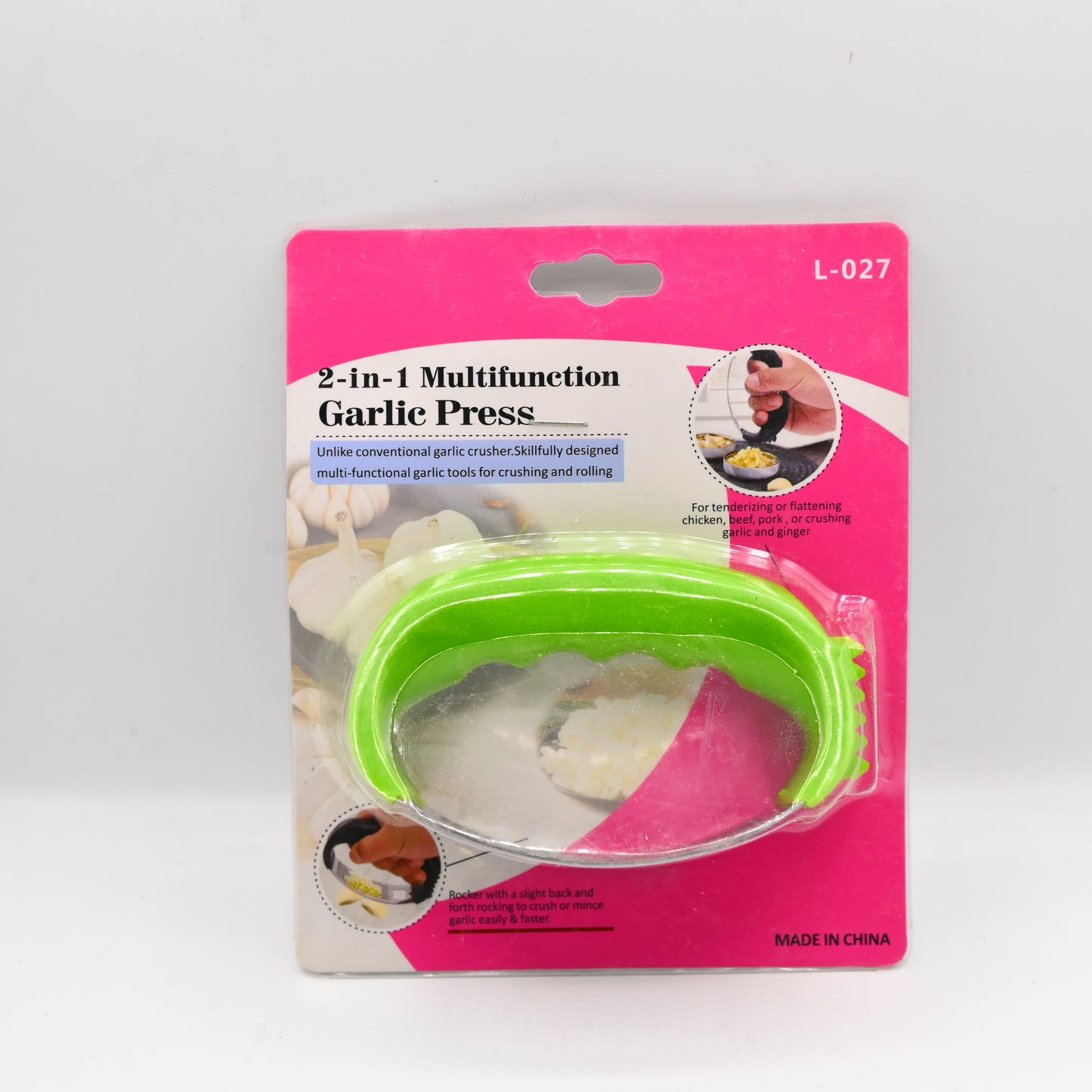 2In1 Multi Function Garlic Press L027