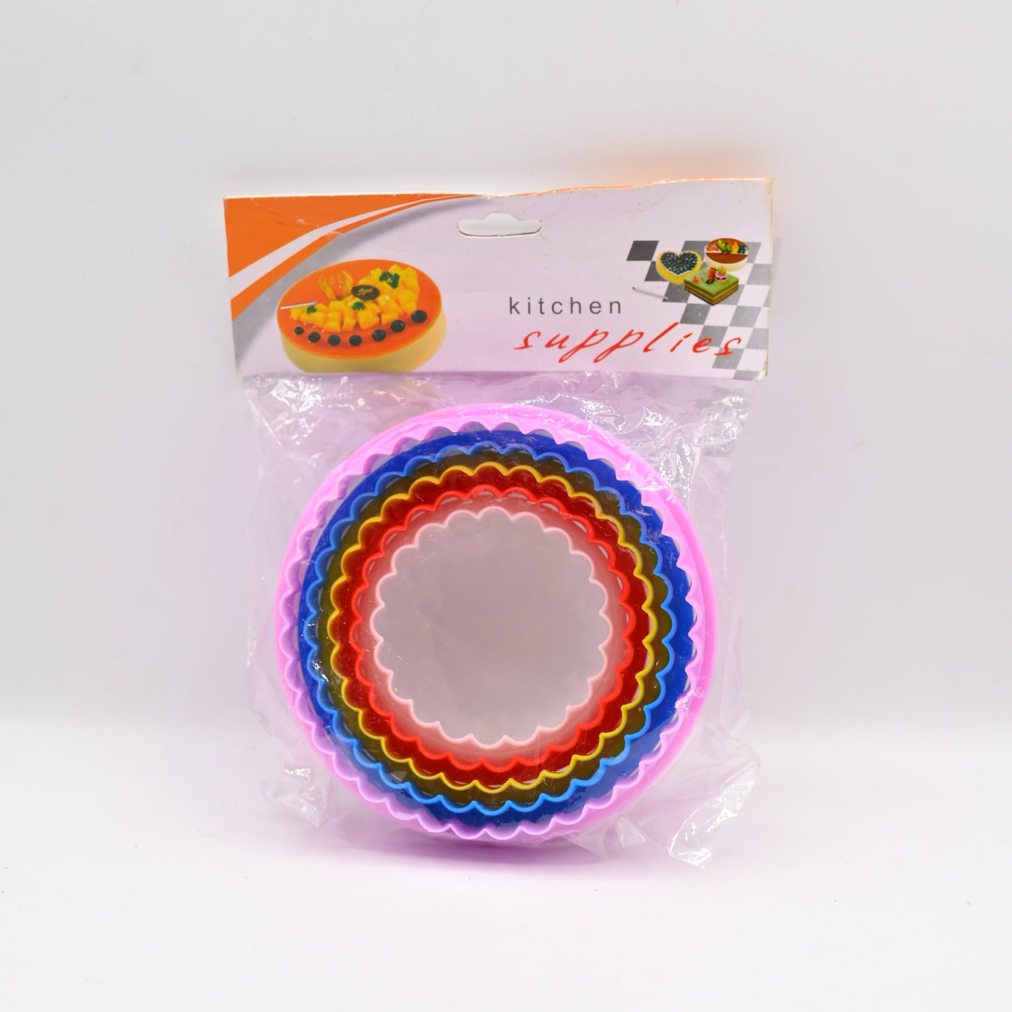 Kitchen Supplies Round Cookies Cutter 5P 1128