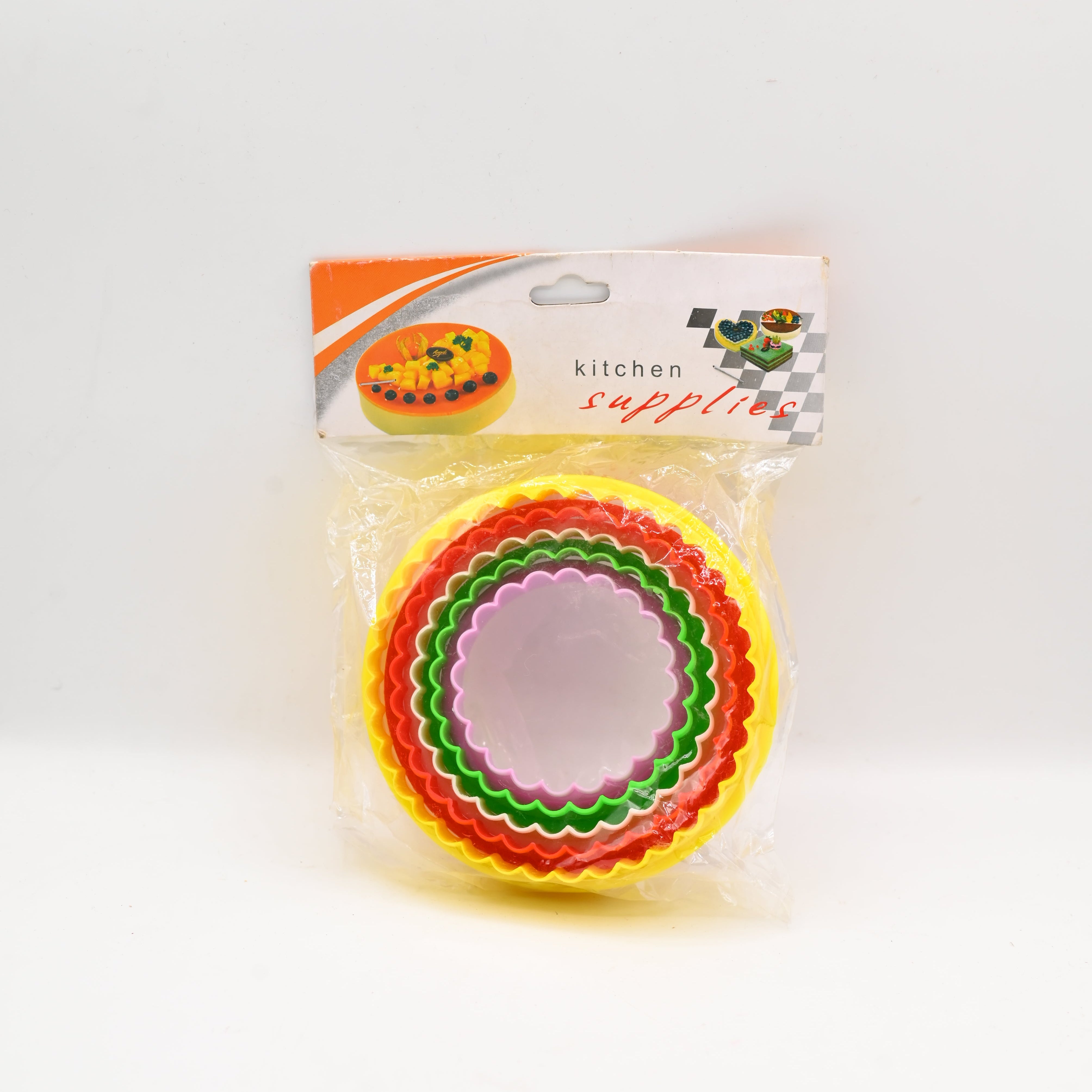 Kitchen Supplies Round Cookies Cutter 5P 1128