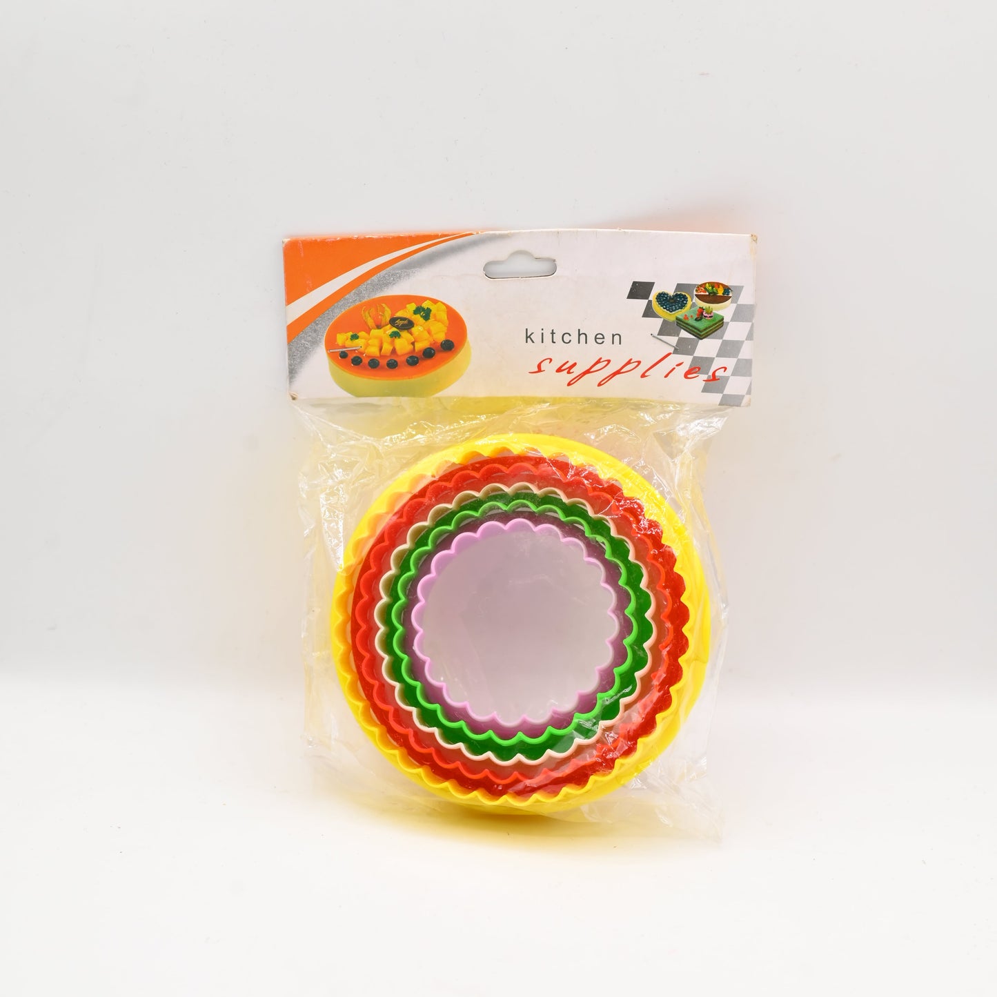 Kitchen Supplies Round Cookies Cutter 5P 1128