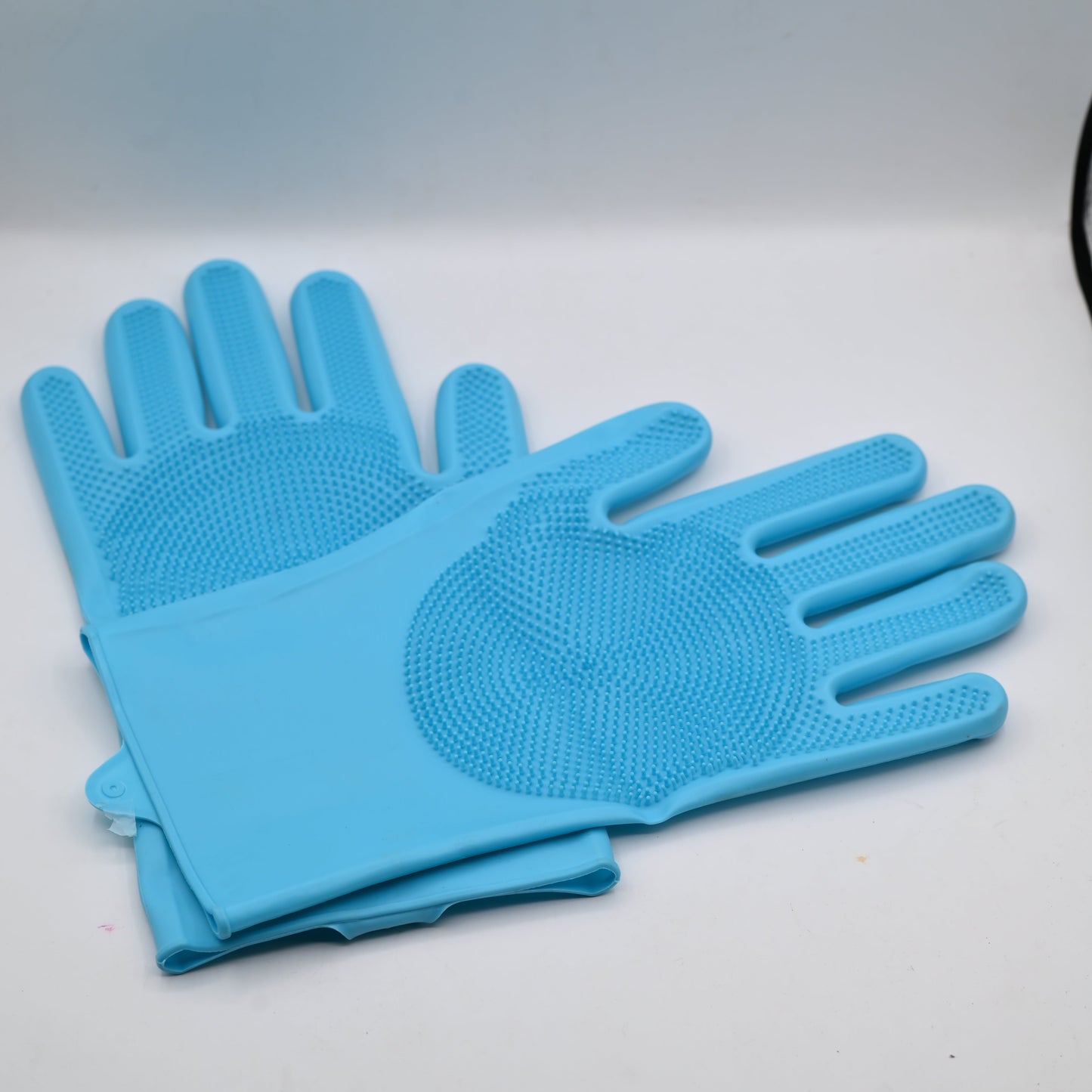 Silicone Washing Gloves 02 Pcs Set