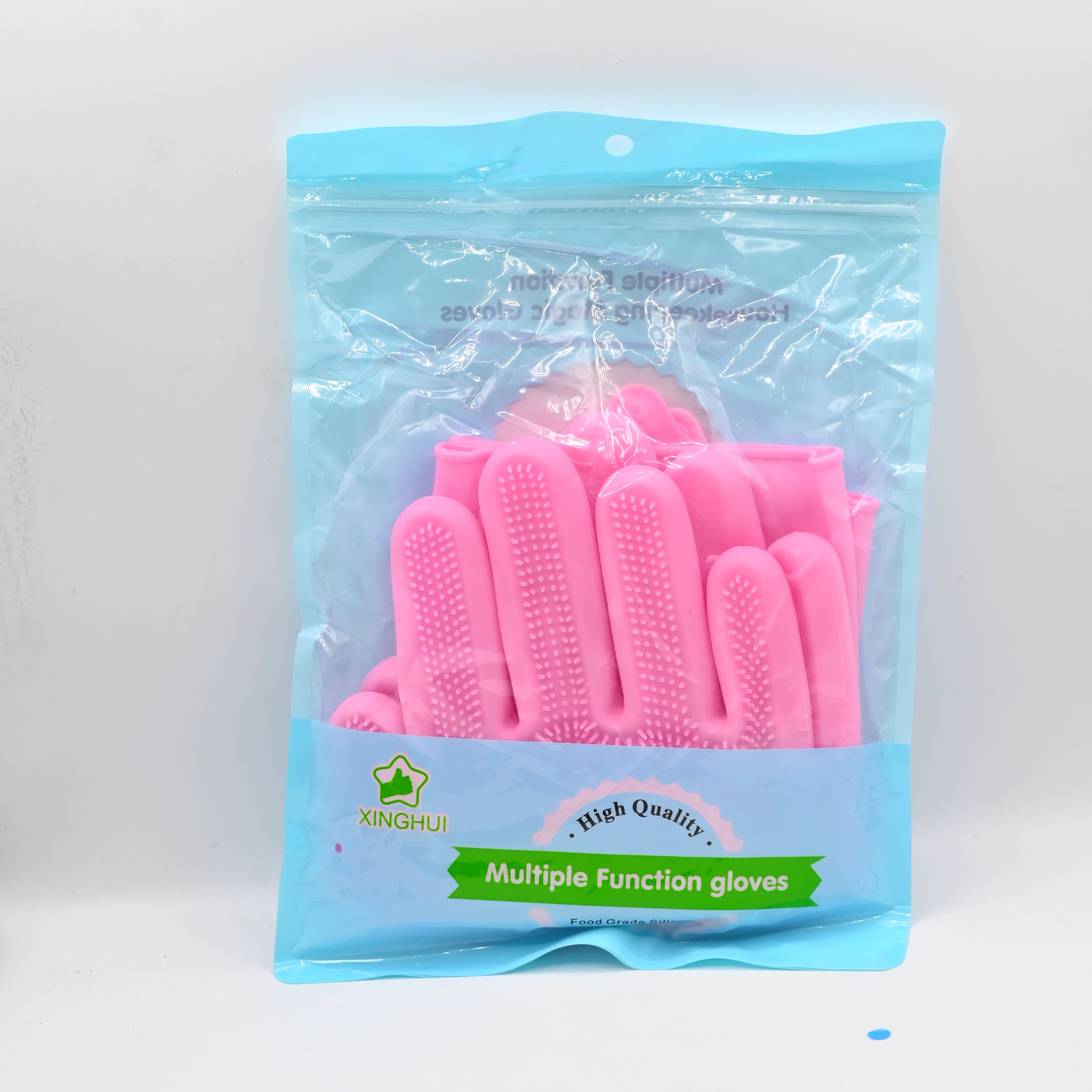Silicone Washing Gloves 02 Pcs Set
