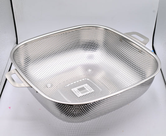 Strainer Basket Square 30 cm Easy Use Durable Design