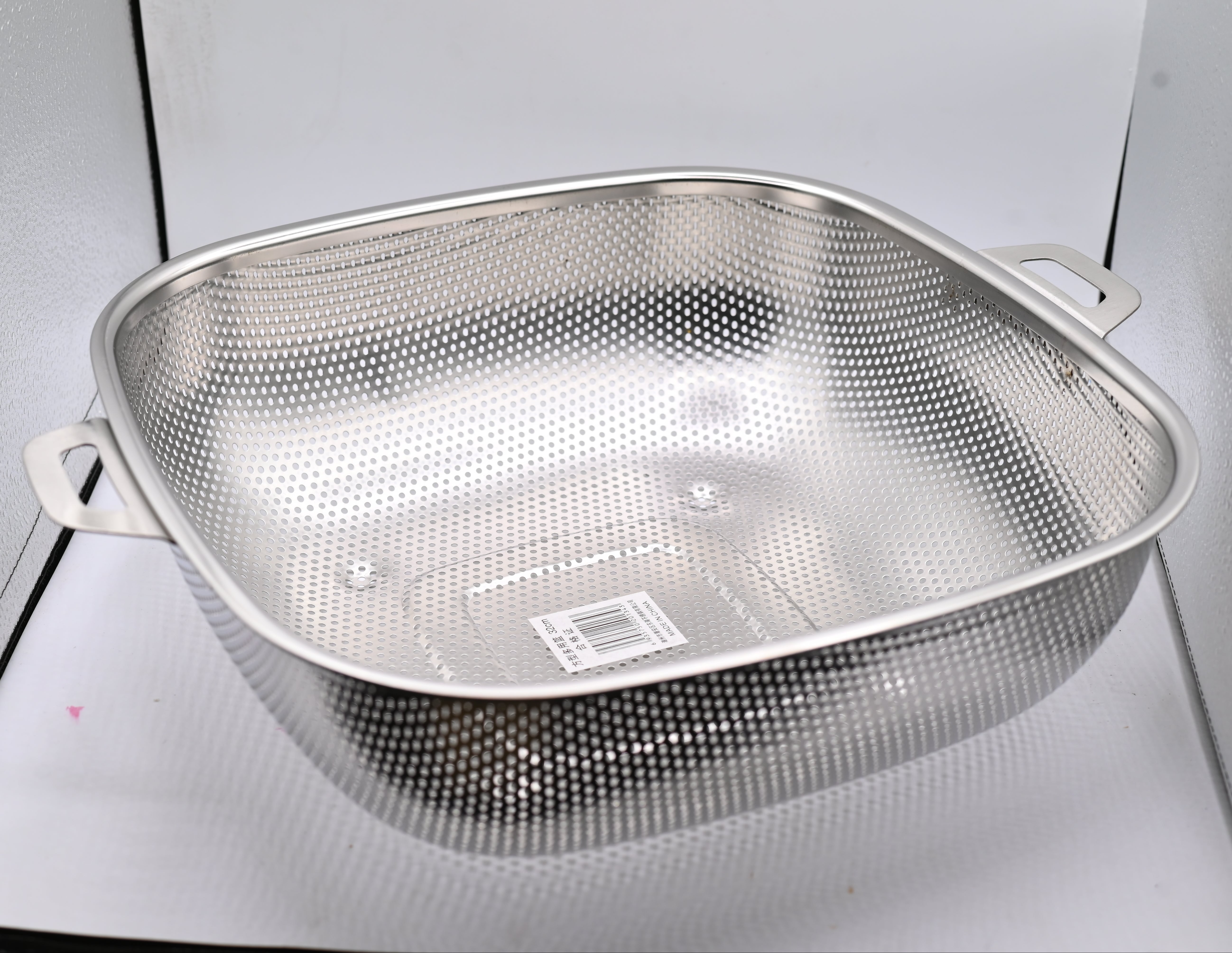Strainer Basket Square 32 cm Easy Use Durable Design