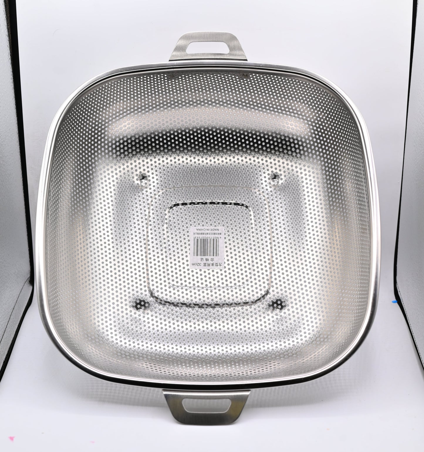 Strainer Basket Square 32 cm Easy Use Durable Design