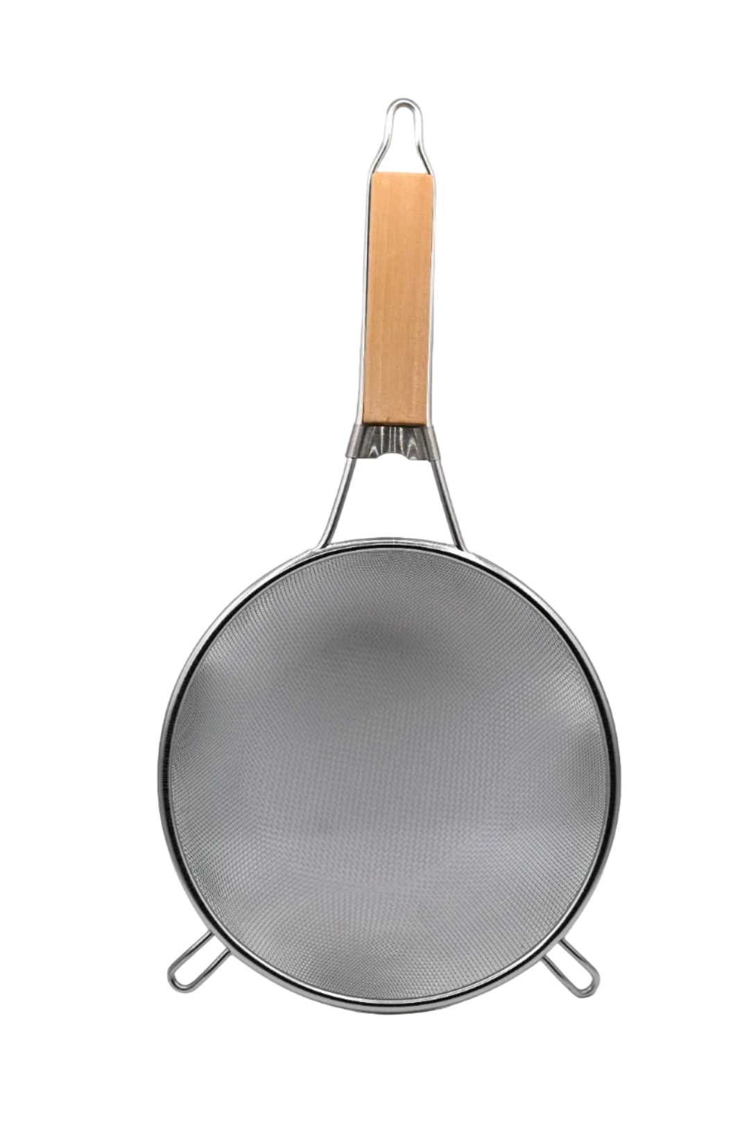 Fryer Strainer Wood Handle 28 cm Easy Use Durable Design