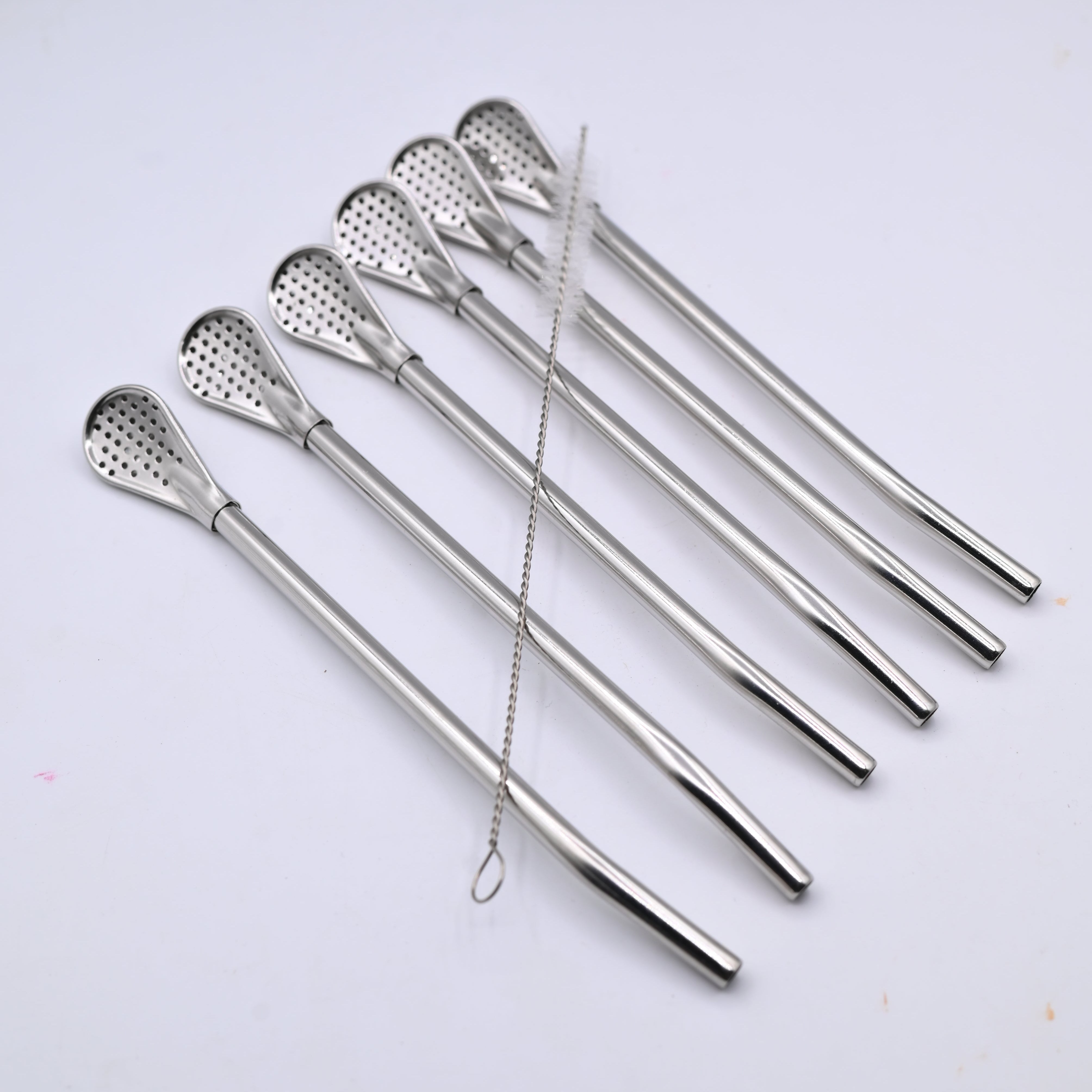 Straw Filter Spoon Silver Sh0241