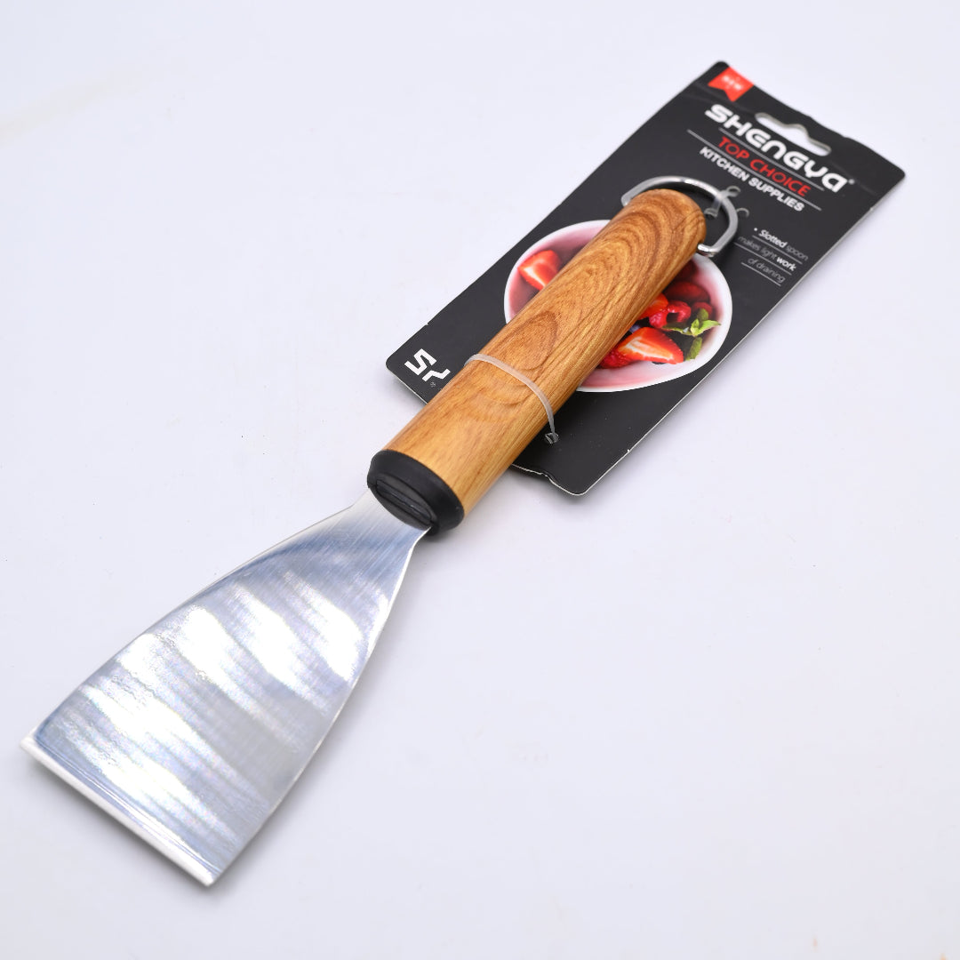Shengya Stainless Steel Scrapper with Wood Handle K0887T