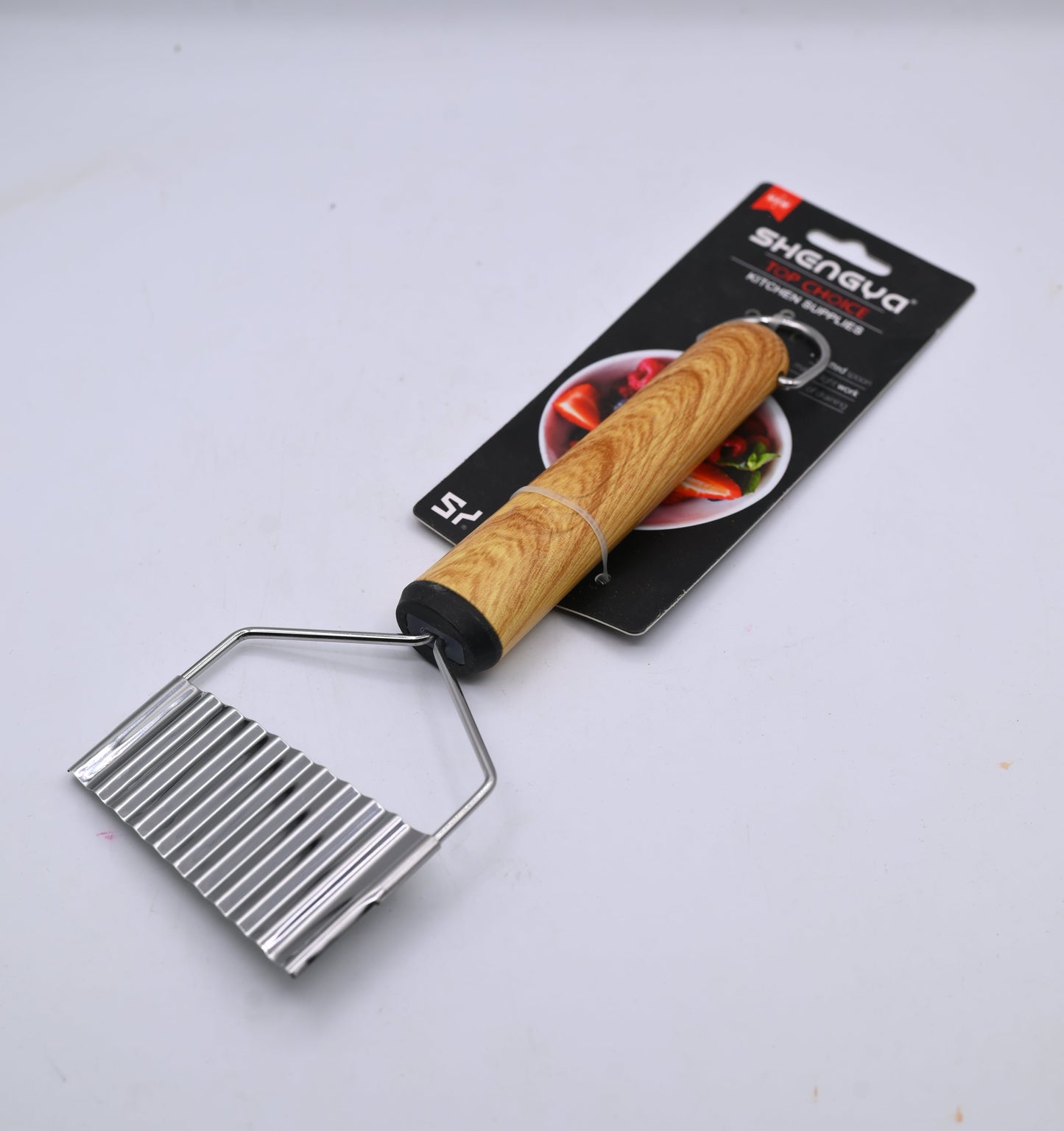 Shengya Stainless Steel Fries Cutter with Wood Handle K0930T