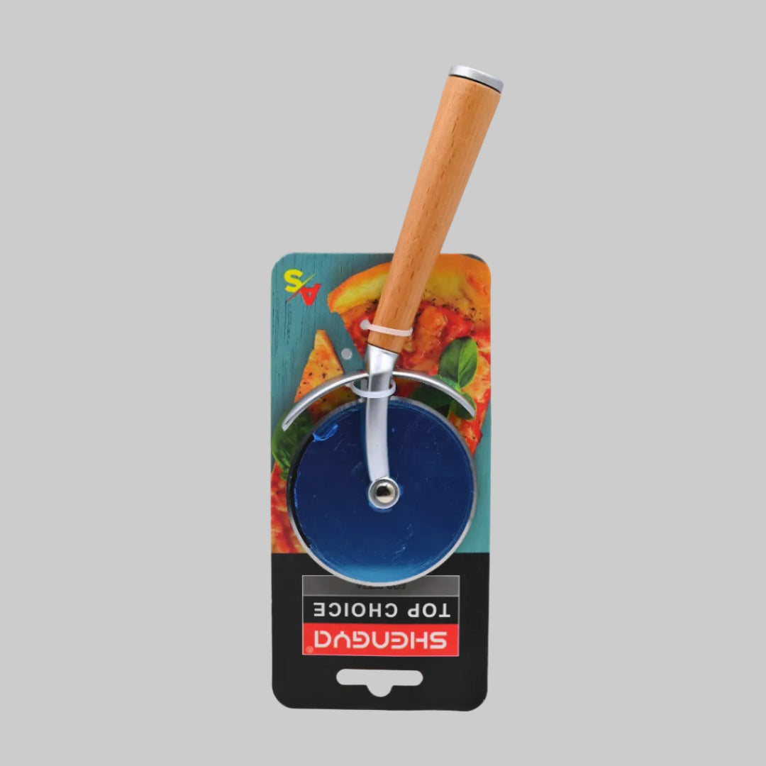 Shengya Pizza Cutter Wood Handle E5779