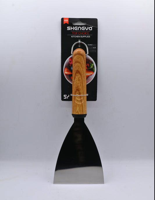 Shengya Stainless Steel Scrapper with Wood Handle K0885T