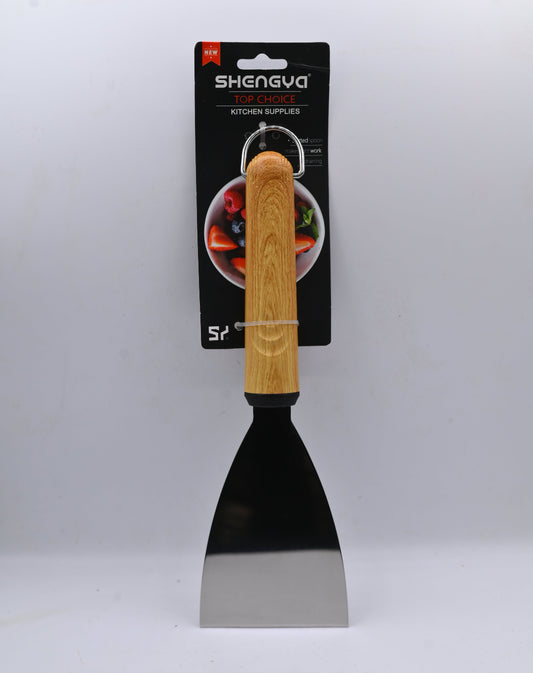 Shengya Stainless Steel Scrapper with Wood Handle K0886T