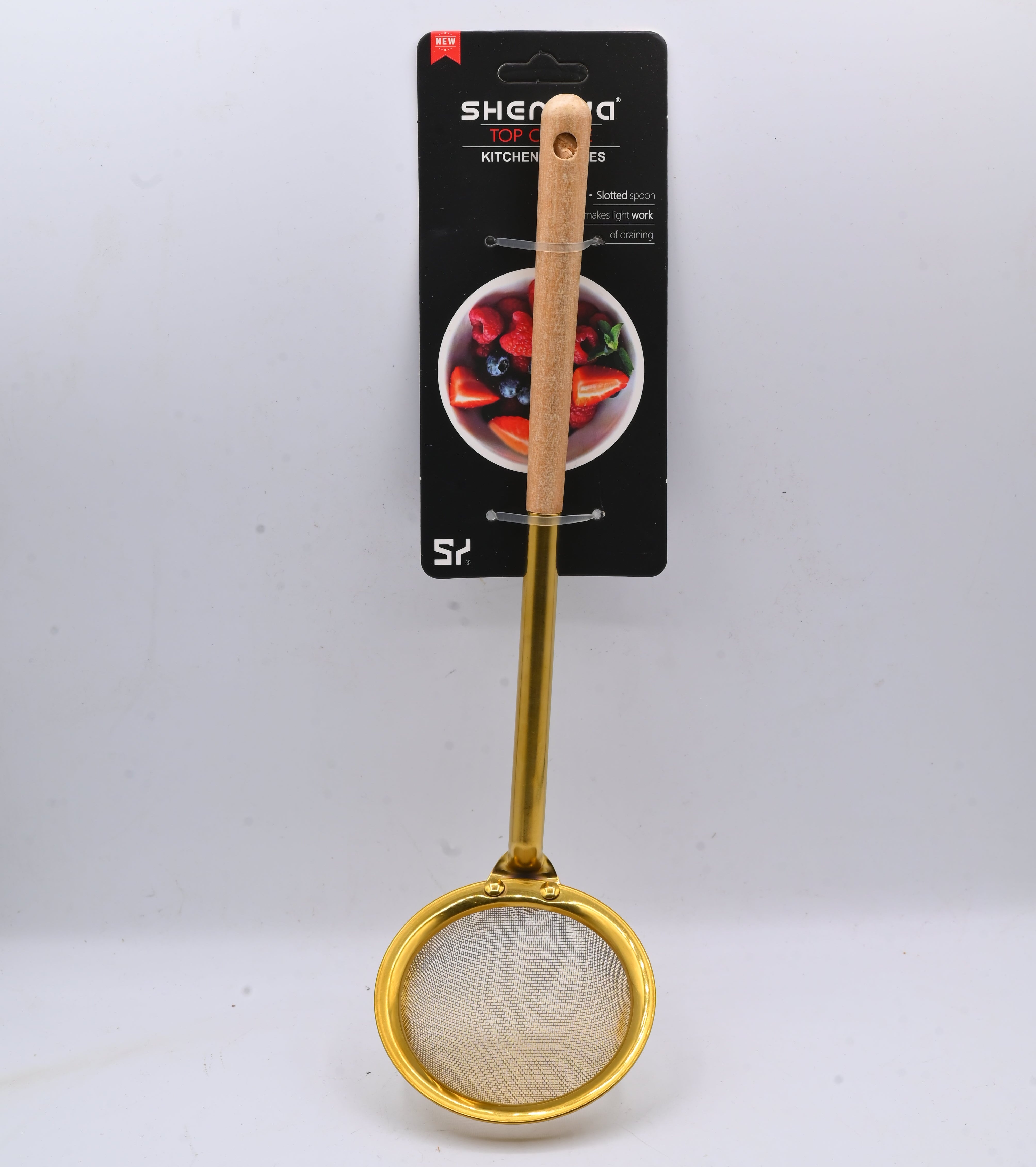 Shengya Golden Strainer Ladle