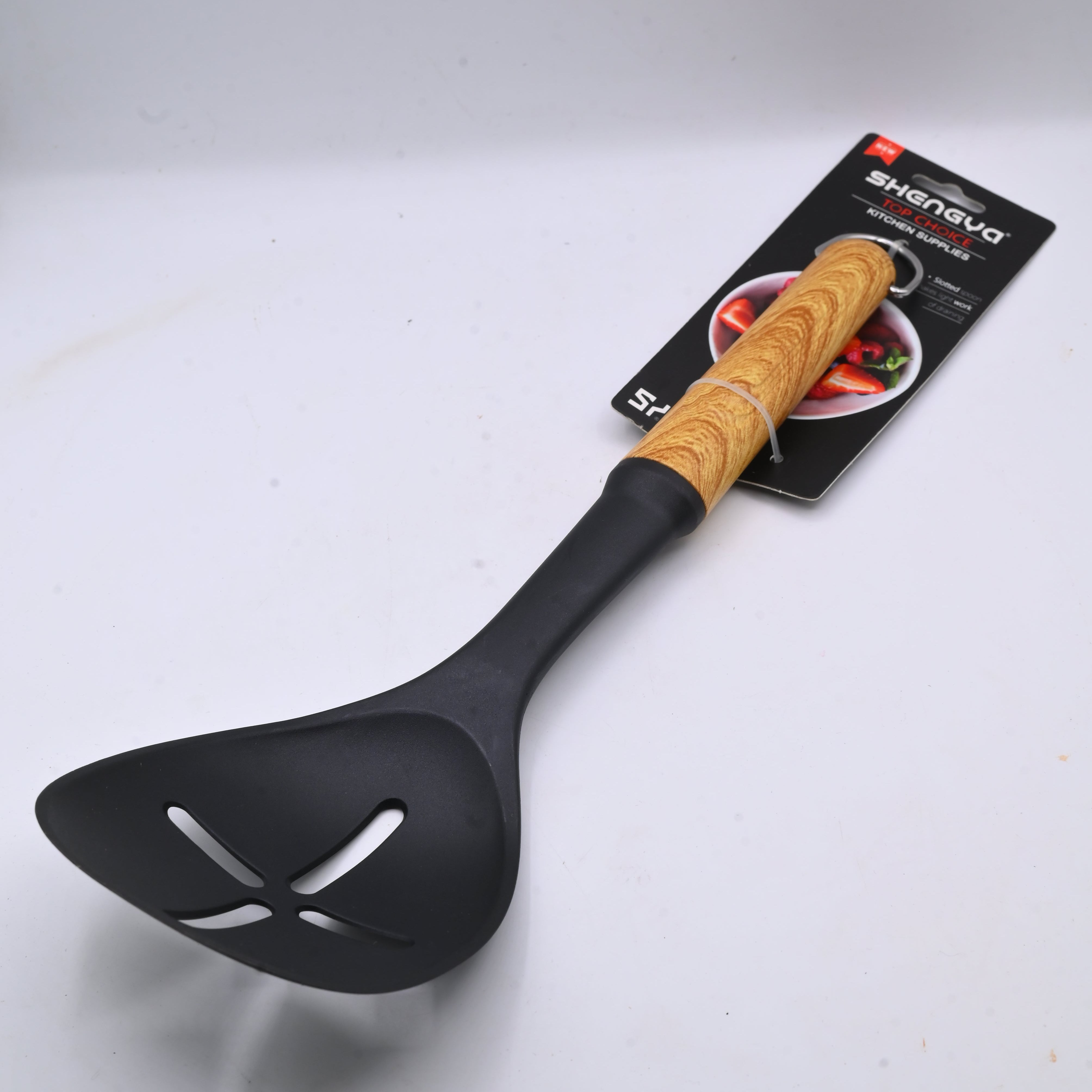 Shengya Non Stick Cooking Spoon with Wood Handle M4707T